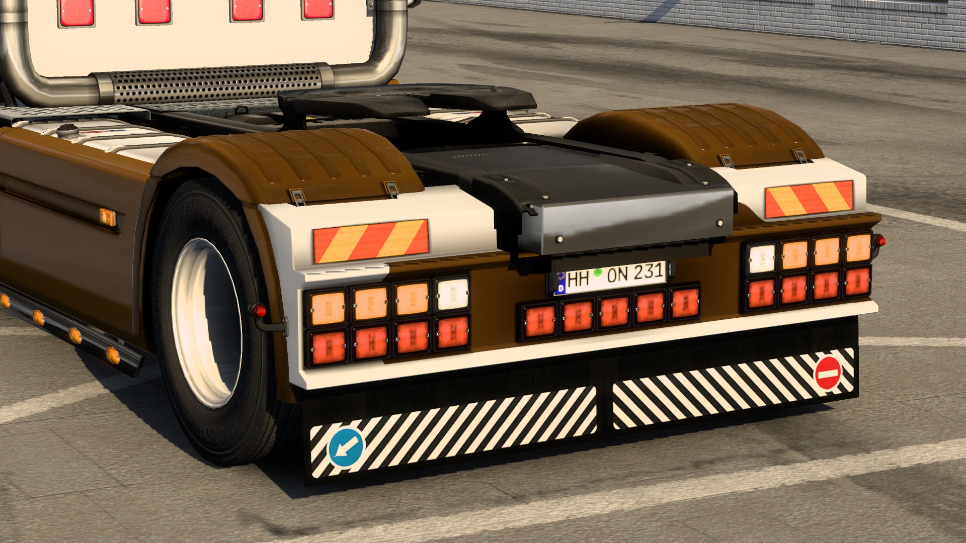 rearbumper + mudflap