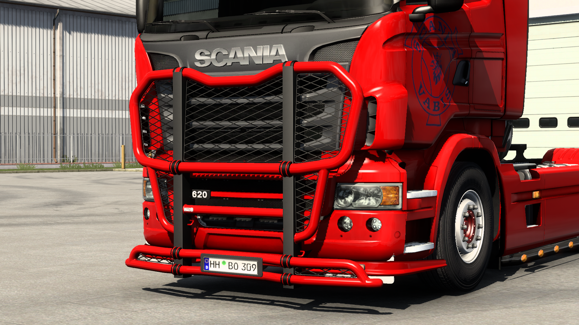 HSS painted Bullbar