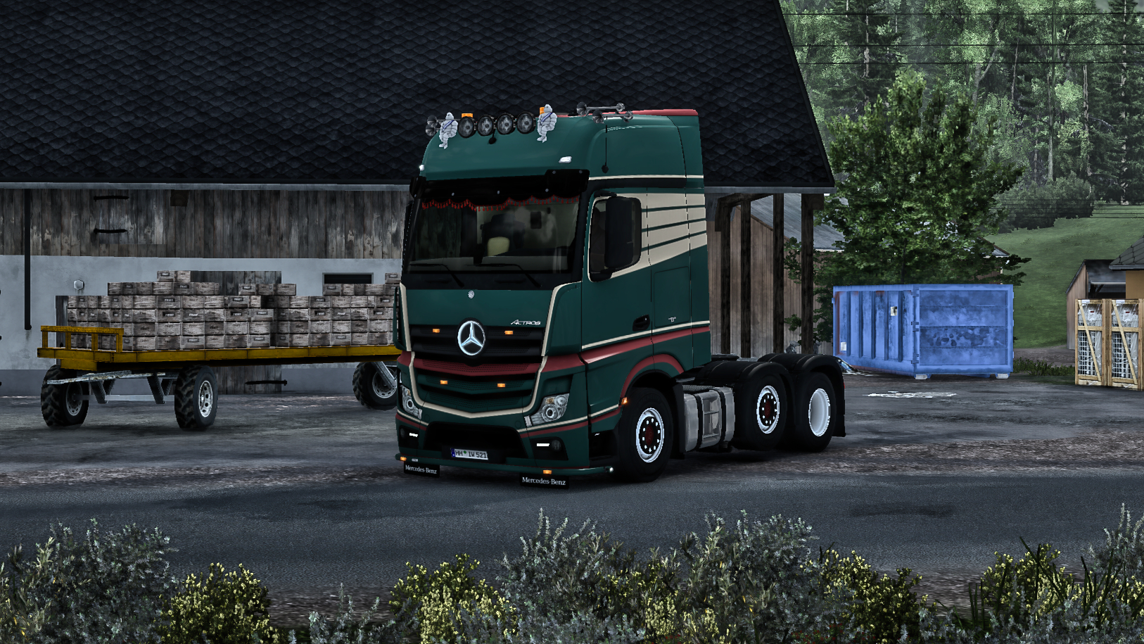Mercedes Actros MP4 6x2 Midlift