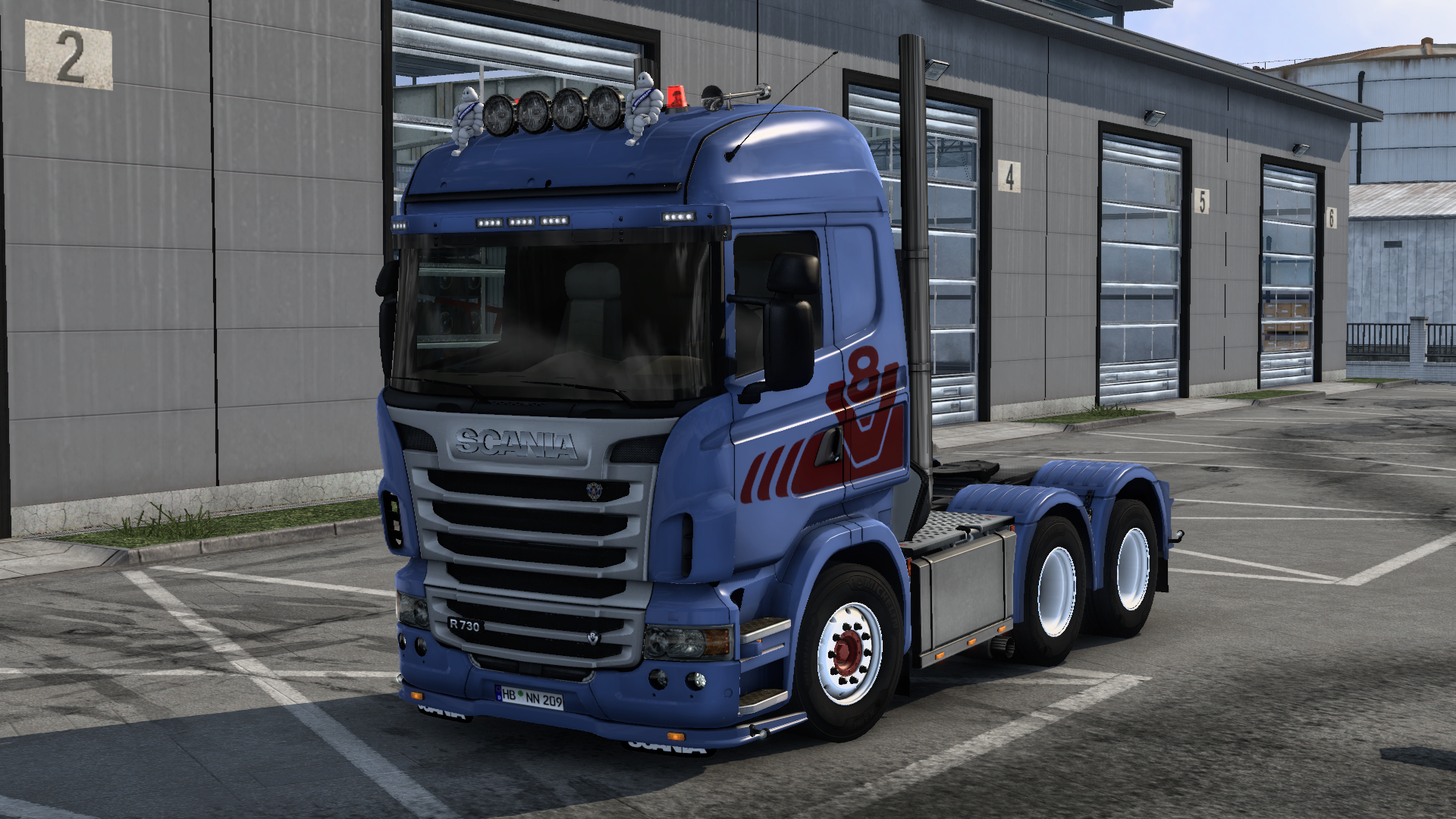 Scania R2009 6x2 Midlift