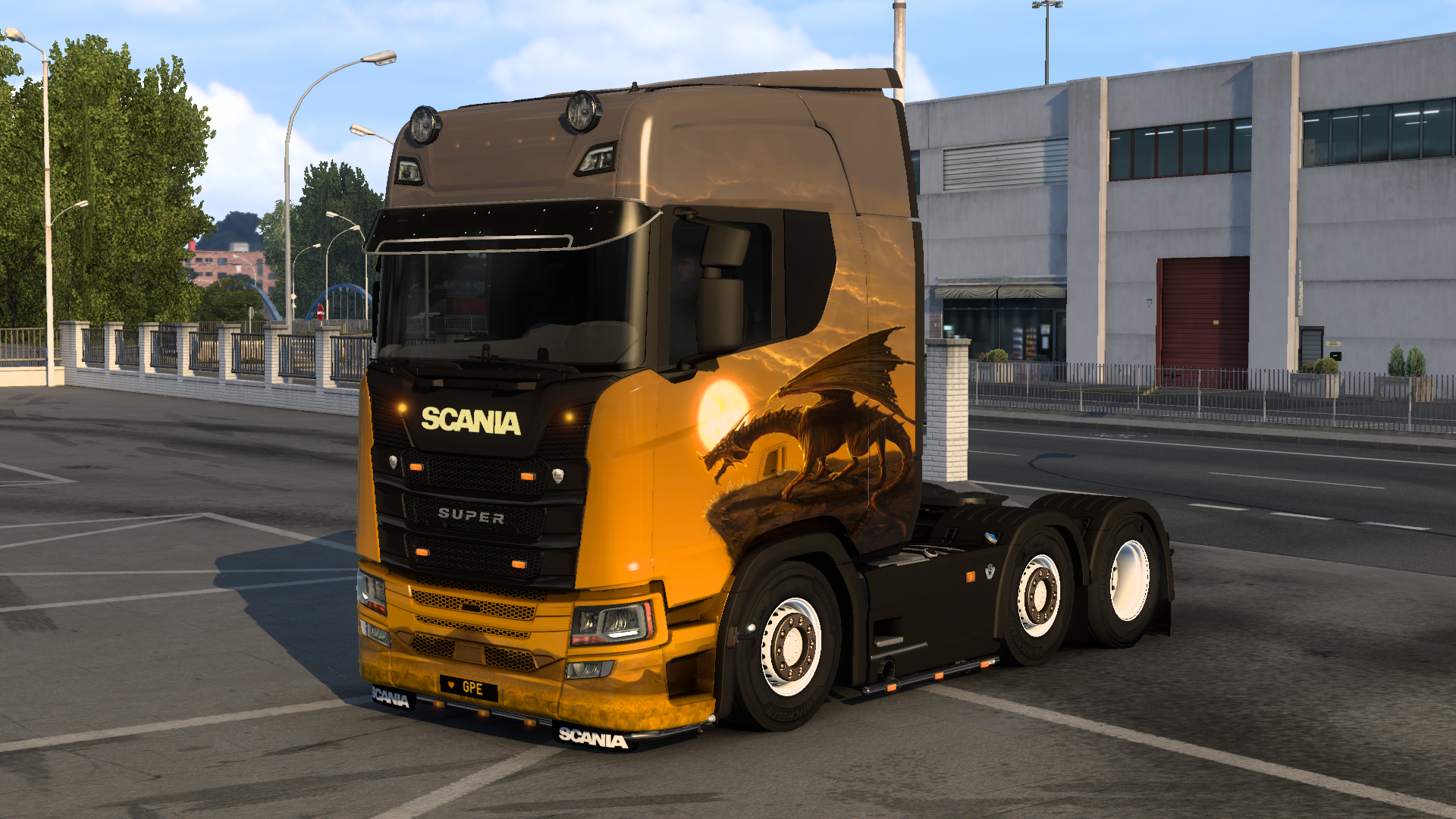 Scania NG draco paint_jon