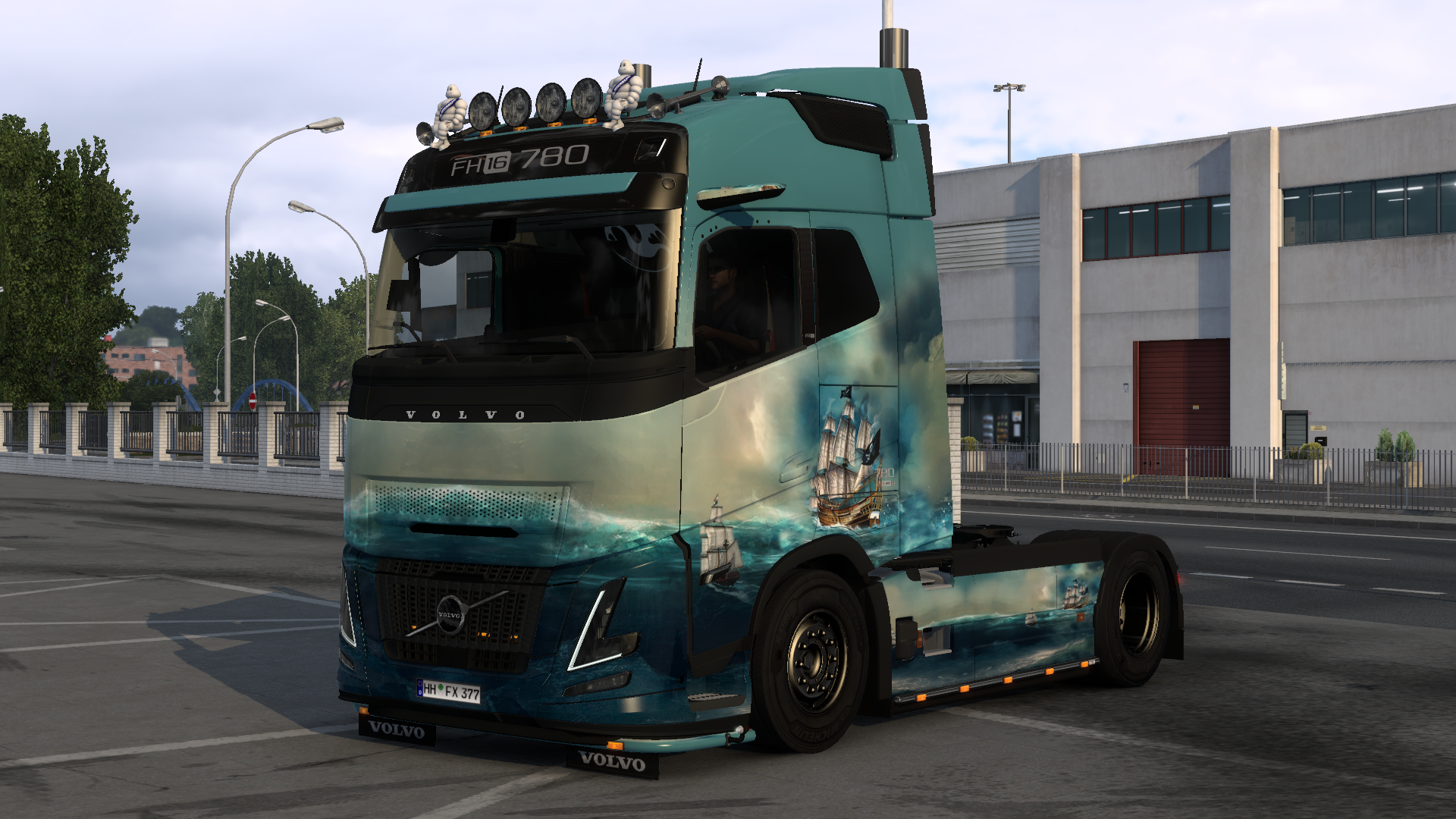Volvo FH 21 pirat paint_job