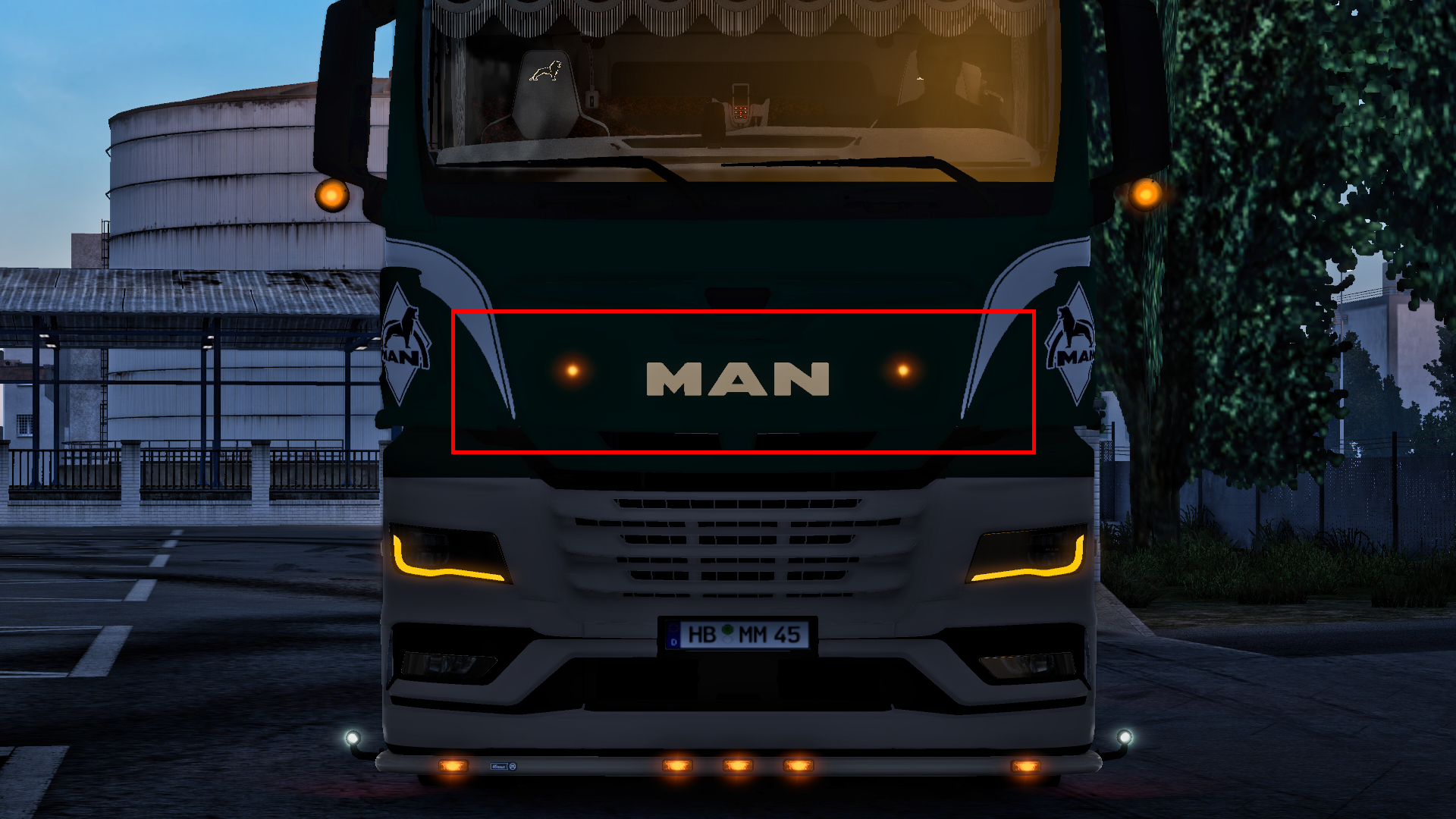 TGX 2020 grill lights