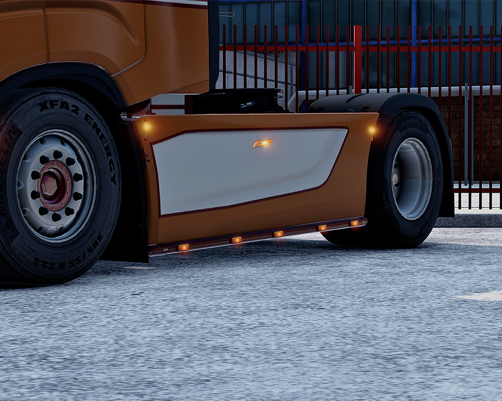 S-Way - sideskirt bars painted