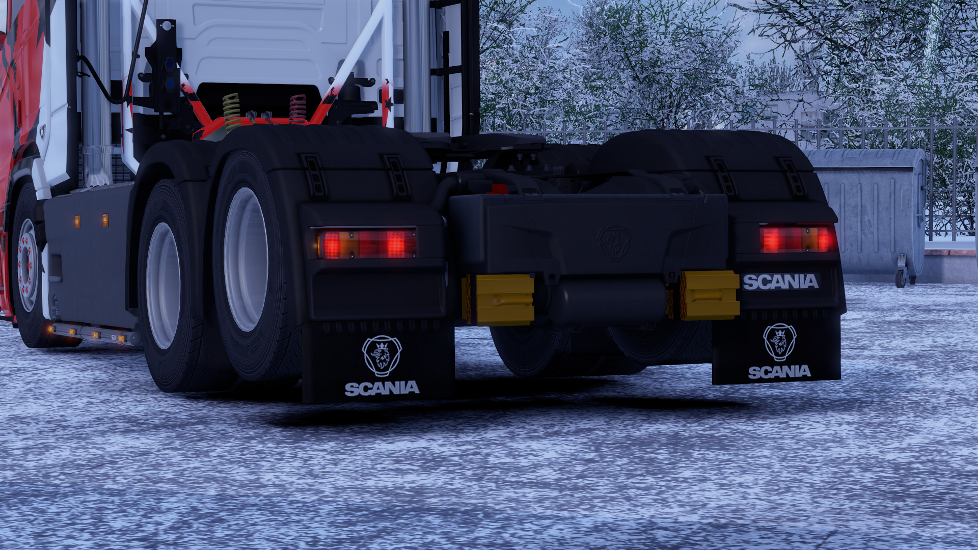 Scania NG Plastic Rear Bumper w/ old lights