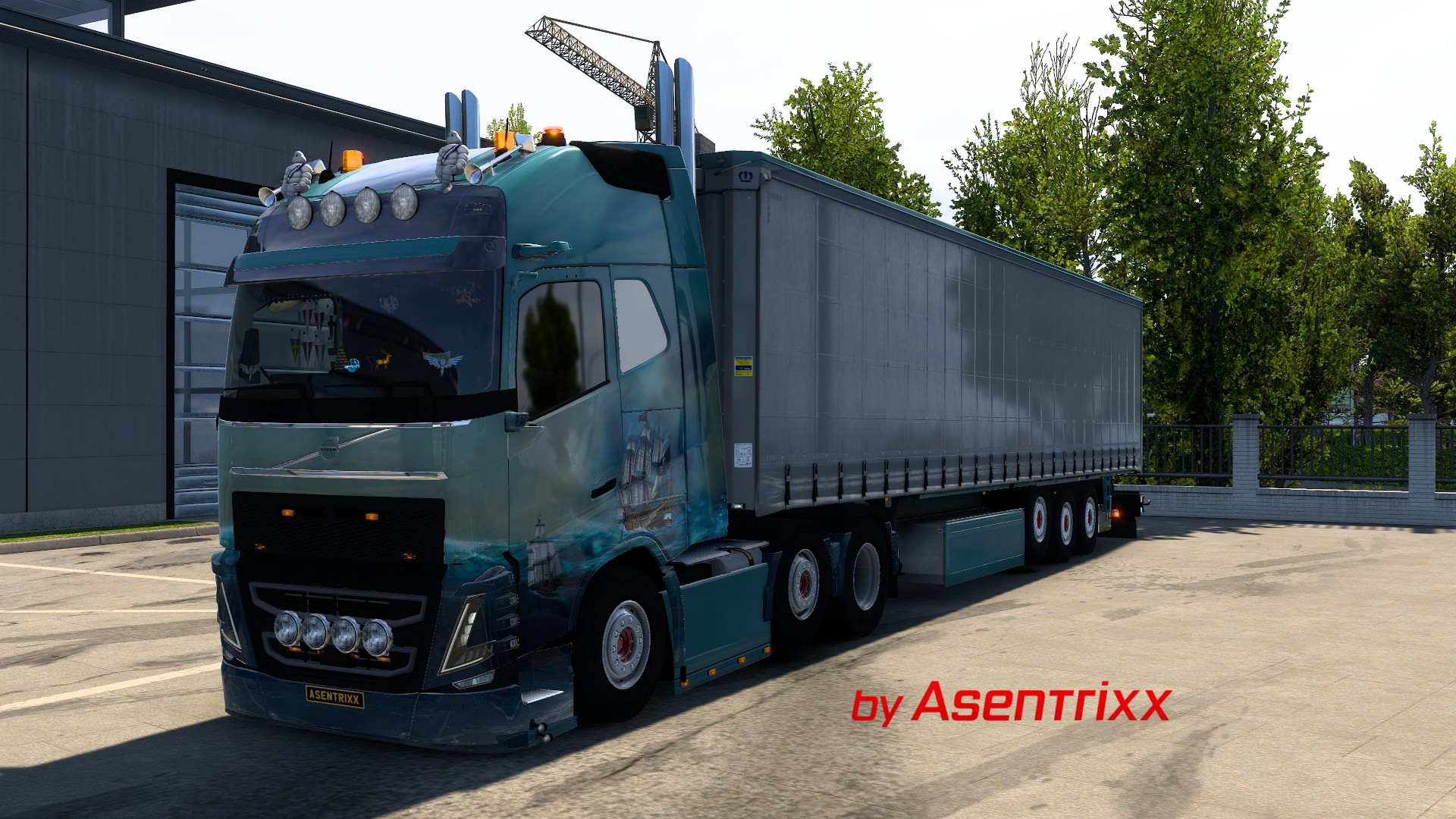 Volvo FH 2021 blue by Asentrixx