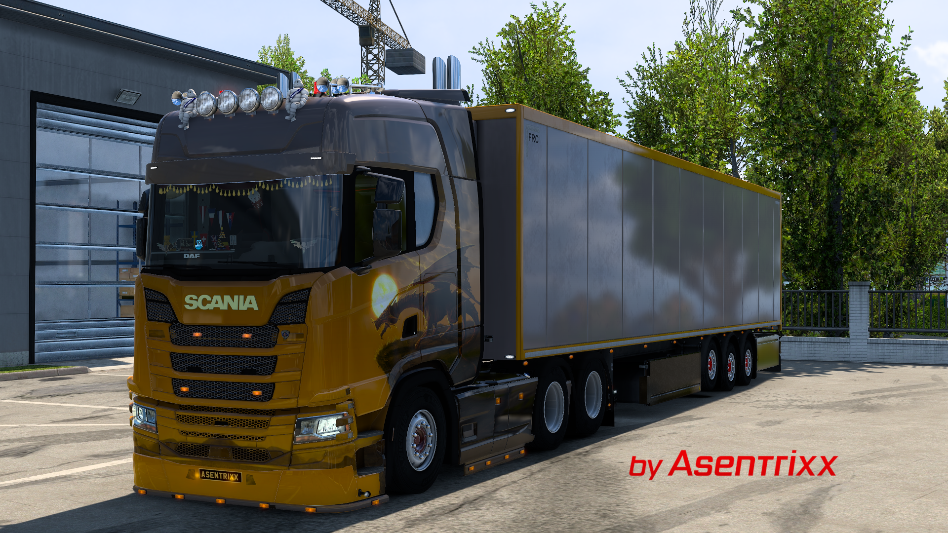 Scania S 2016 orange by Asentrixx