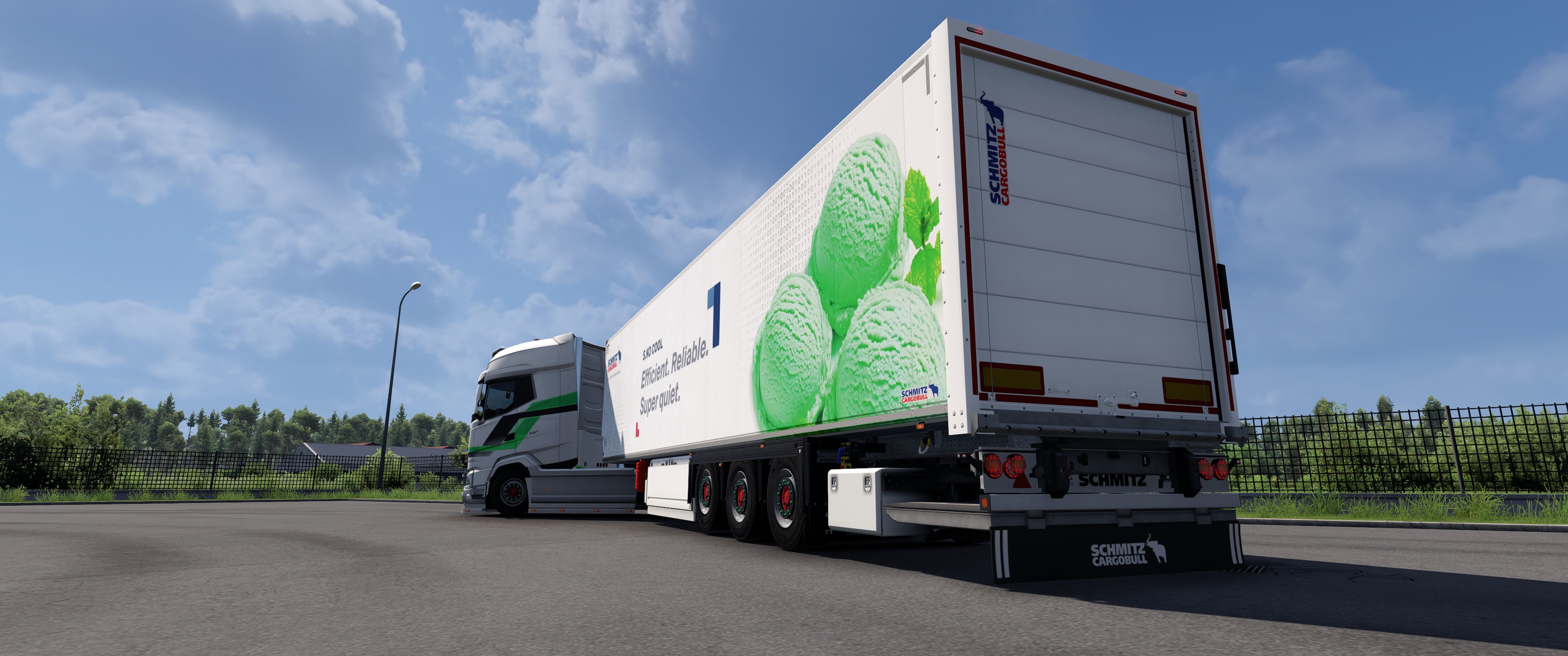 Dad NGD 780HP 6SPD With custom Schmitz Refrigerated Trailer