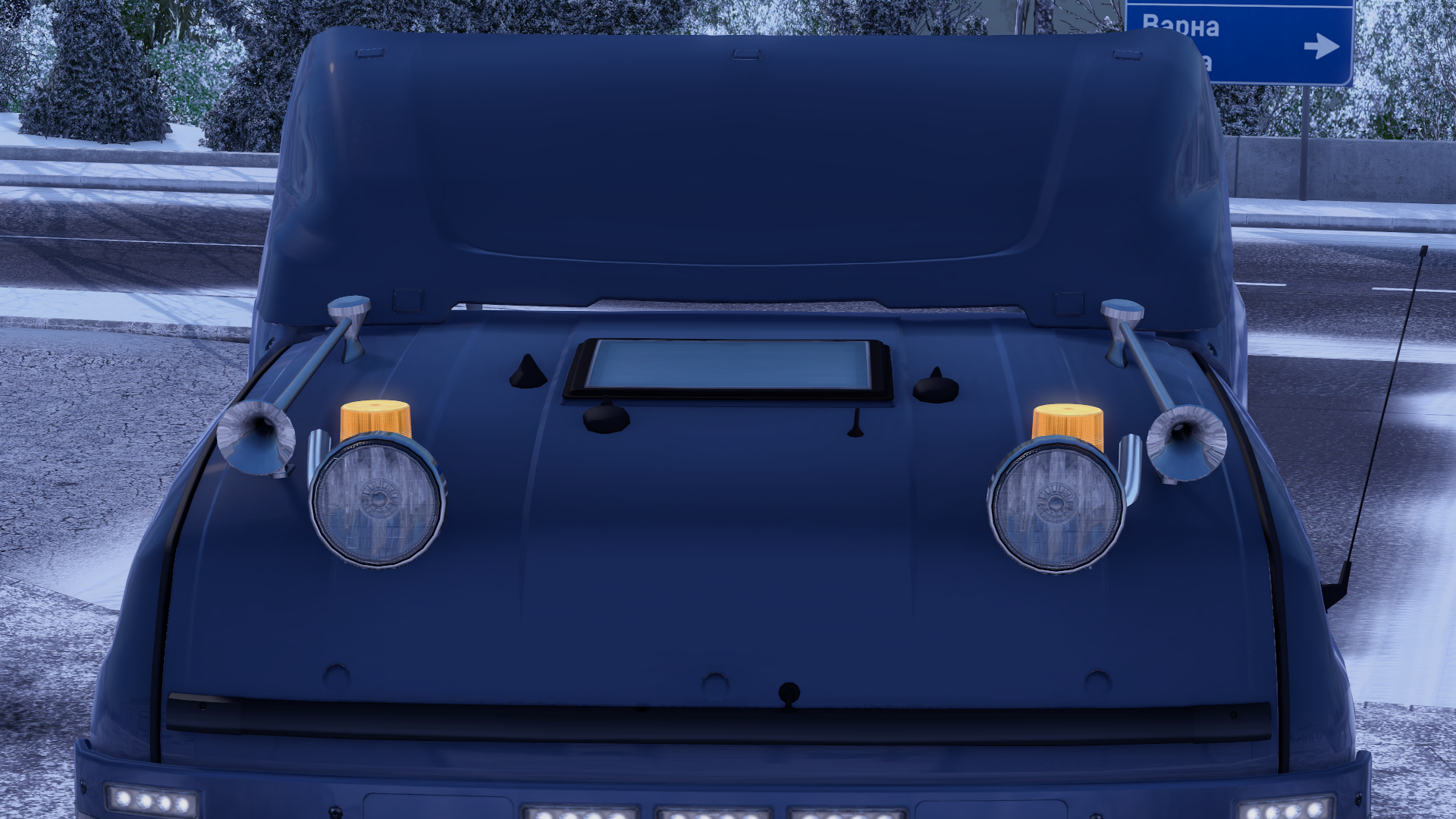 Scania OG Roofbar + Beacons