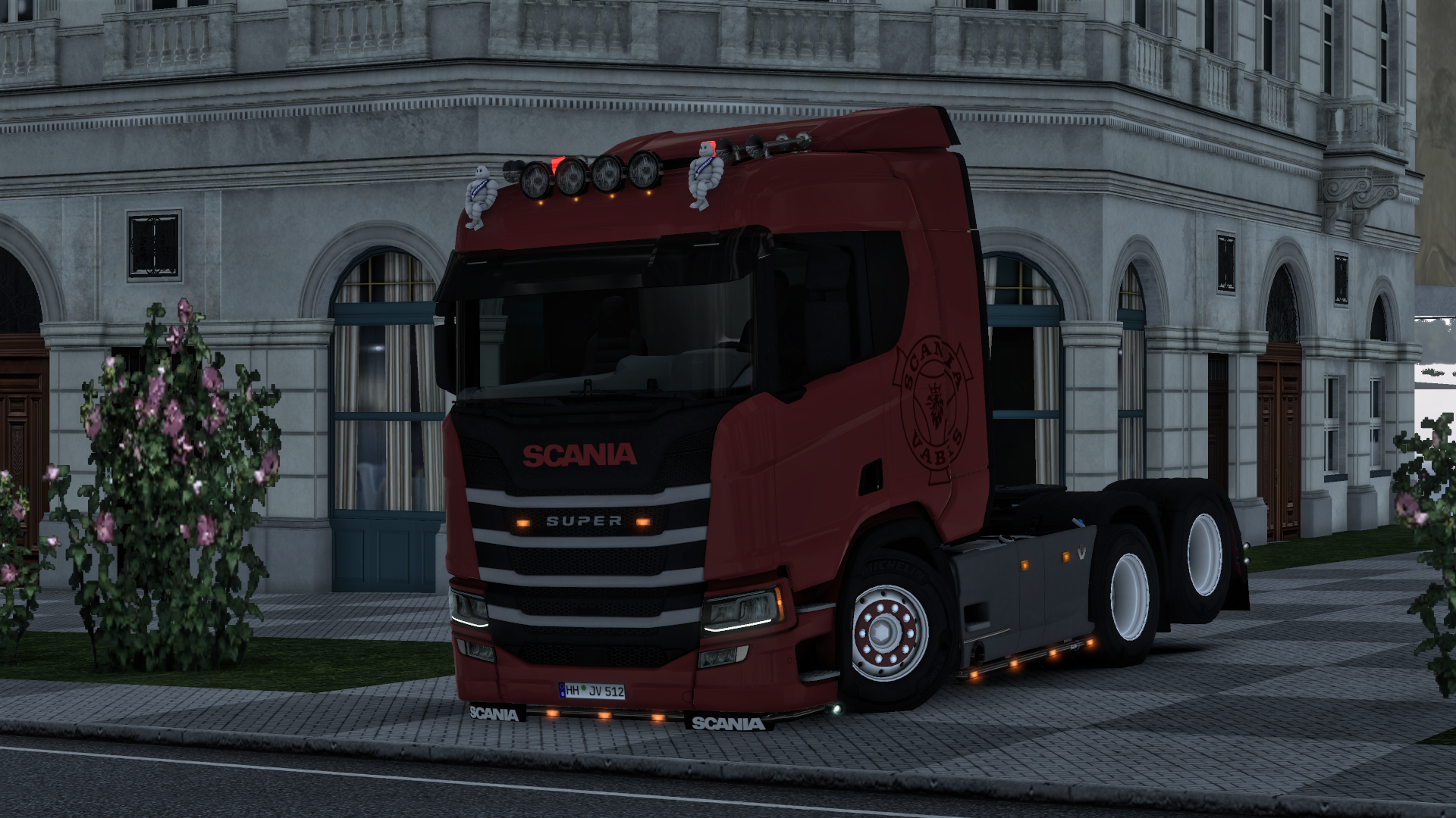 Scania R770 6x2 taglift lowroof
