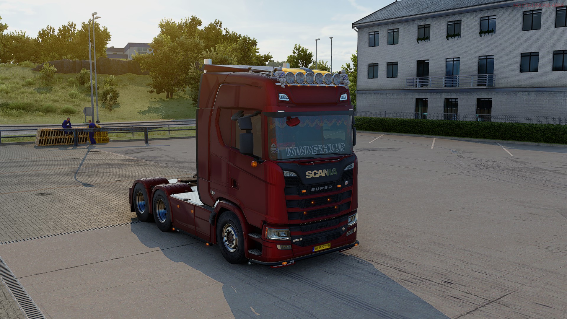 Scania 6x2 Long Taglift