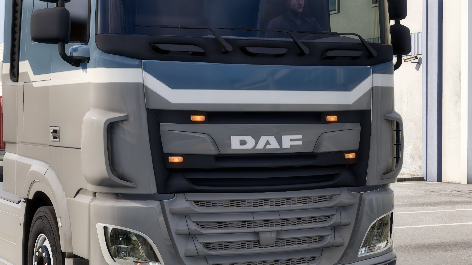 DAF XF 106 Intake orange