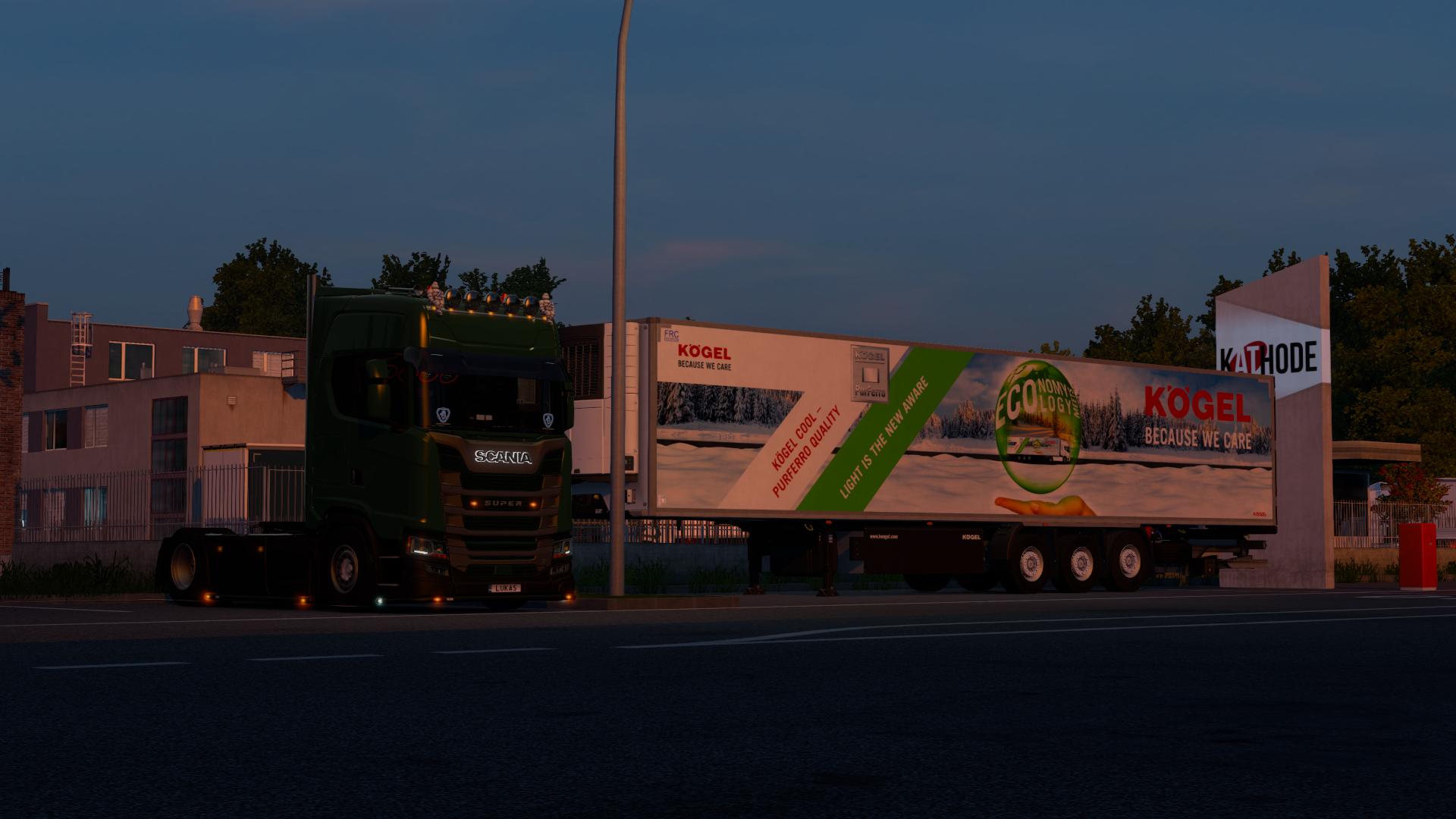 Scania S 6 Gear Style Truck with Trailer