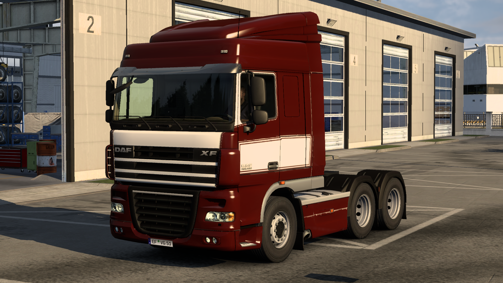 DAF XF 105 paintjob
