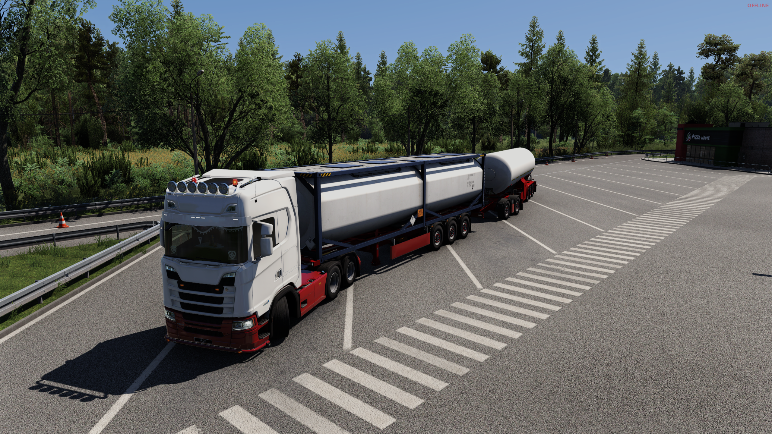 Scania S 2016 & Container Carrier HCT Gas Tank