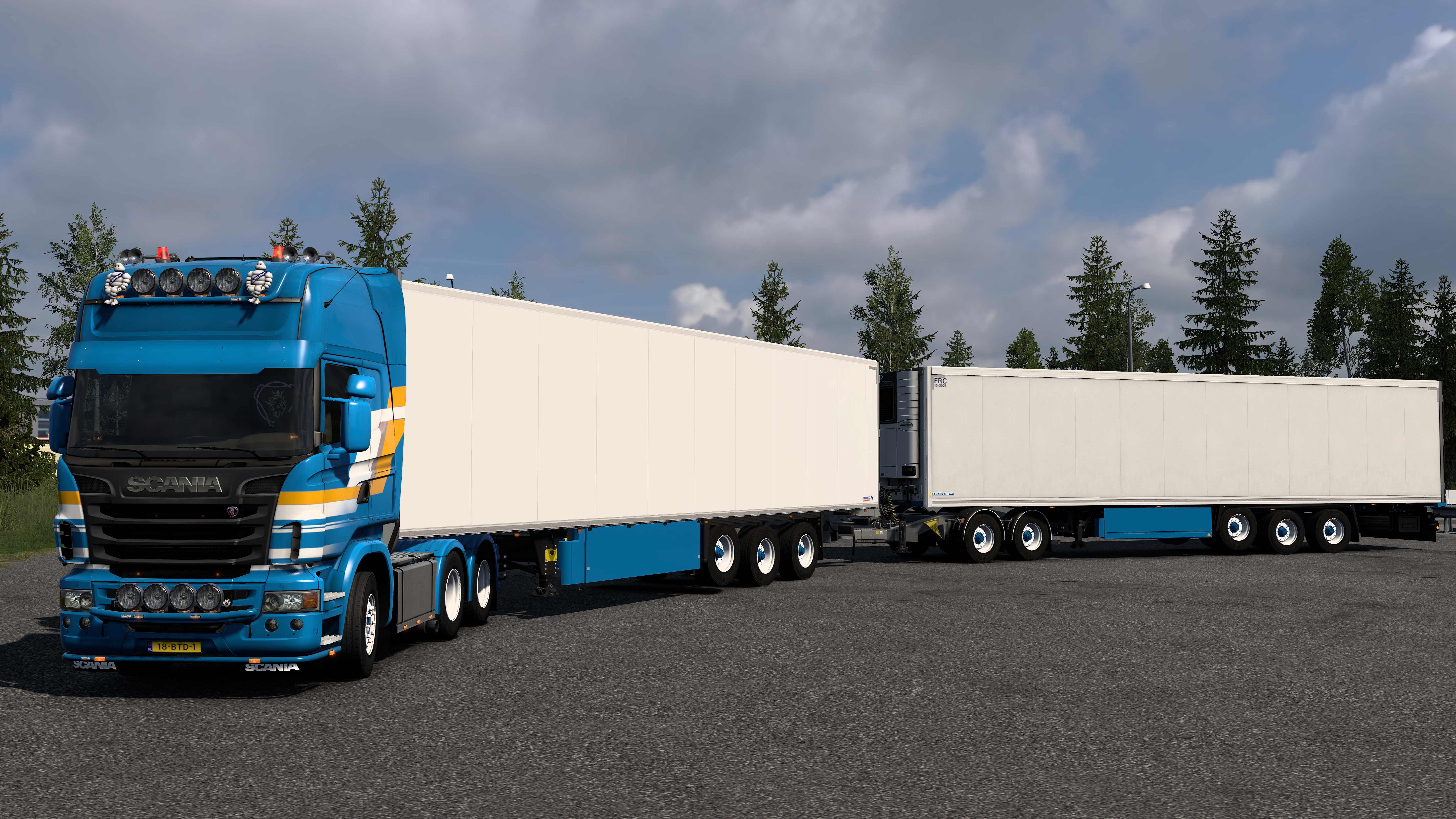 Scania R2009 + HCT Schmitz + Krone