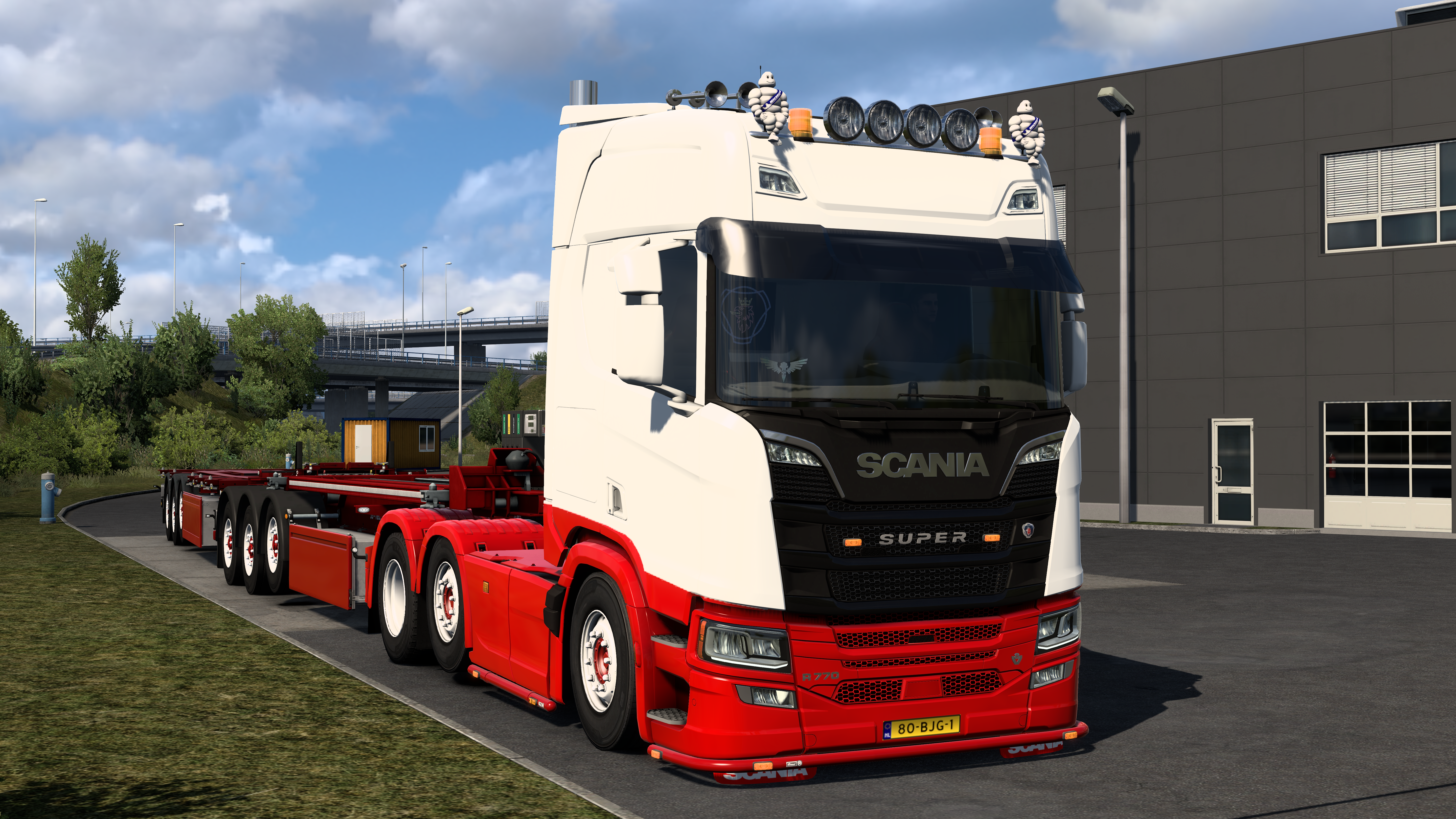 Scania R Series + B-Double