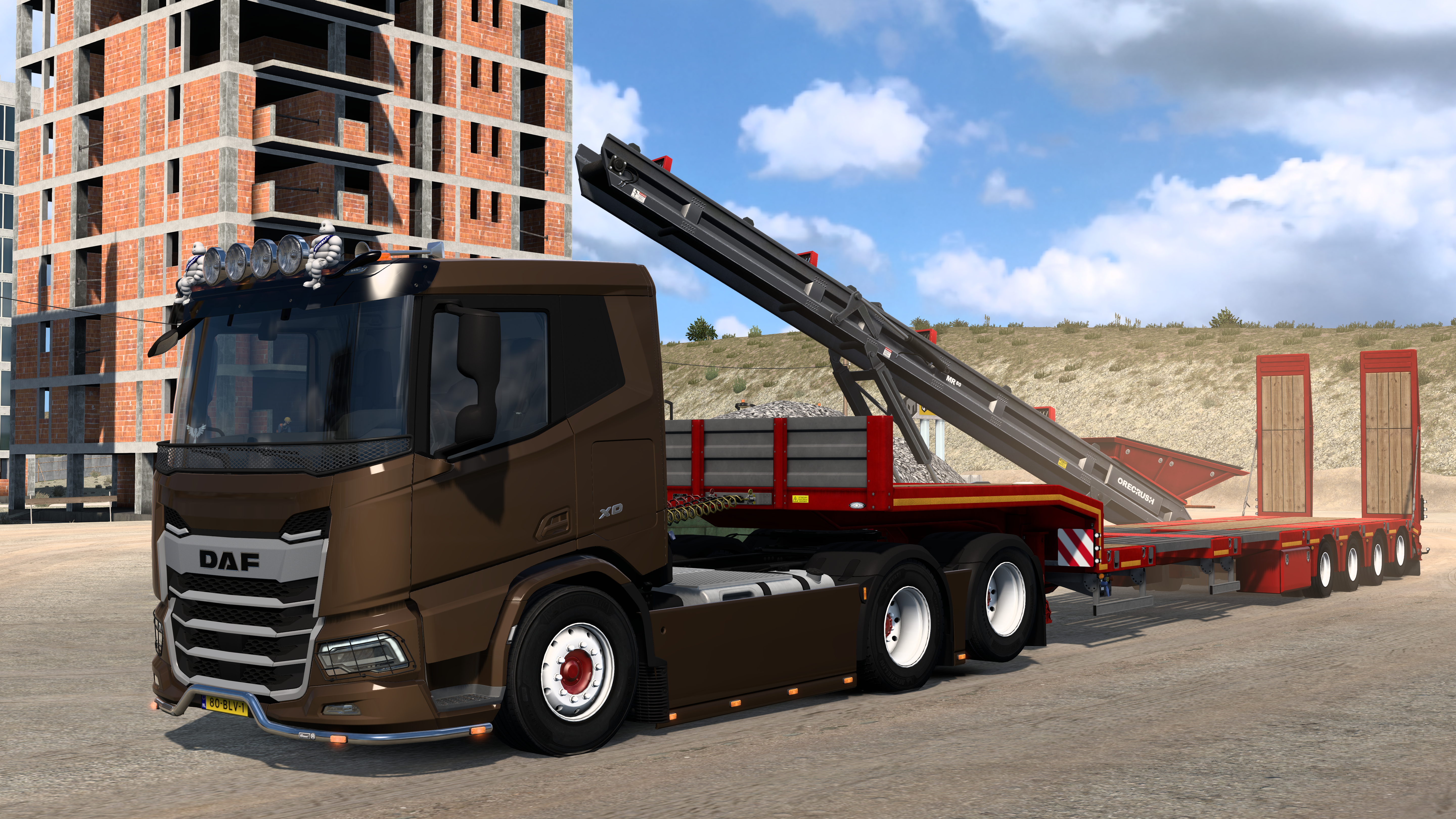 Daf XD + Low Loader