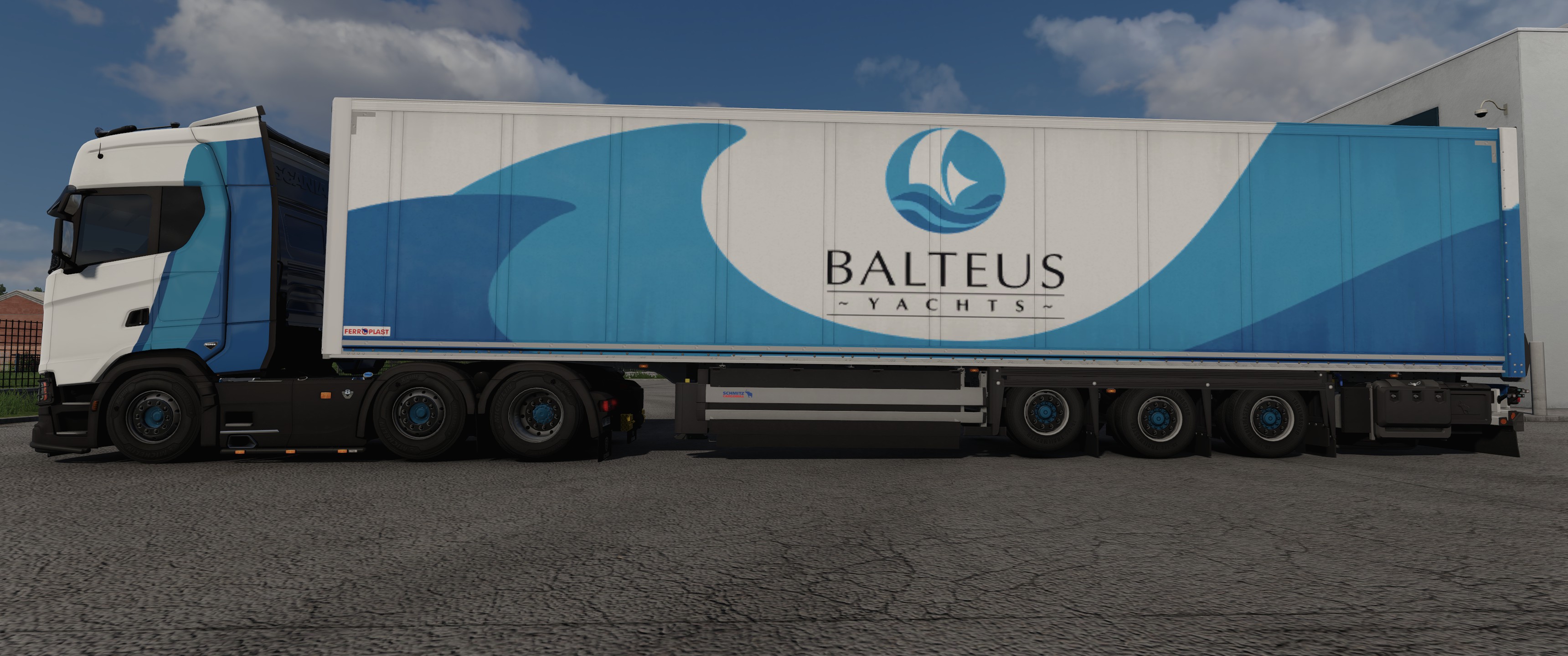 Scania S + Schmitz SBO Balteus Yachts Spec