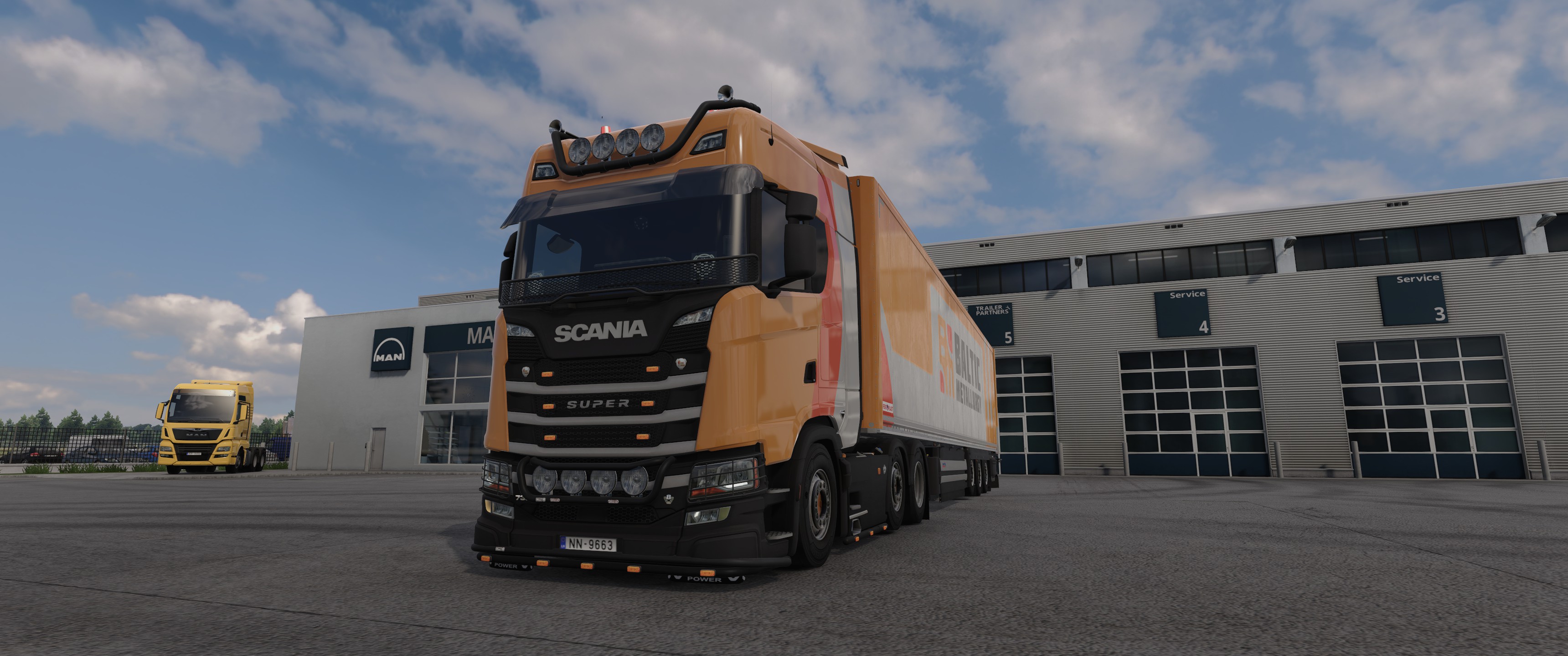 Scania S + Schmitz SBO Baltic Metallurgy Spec