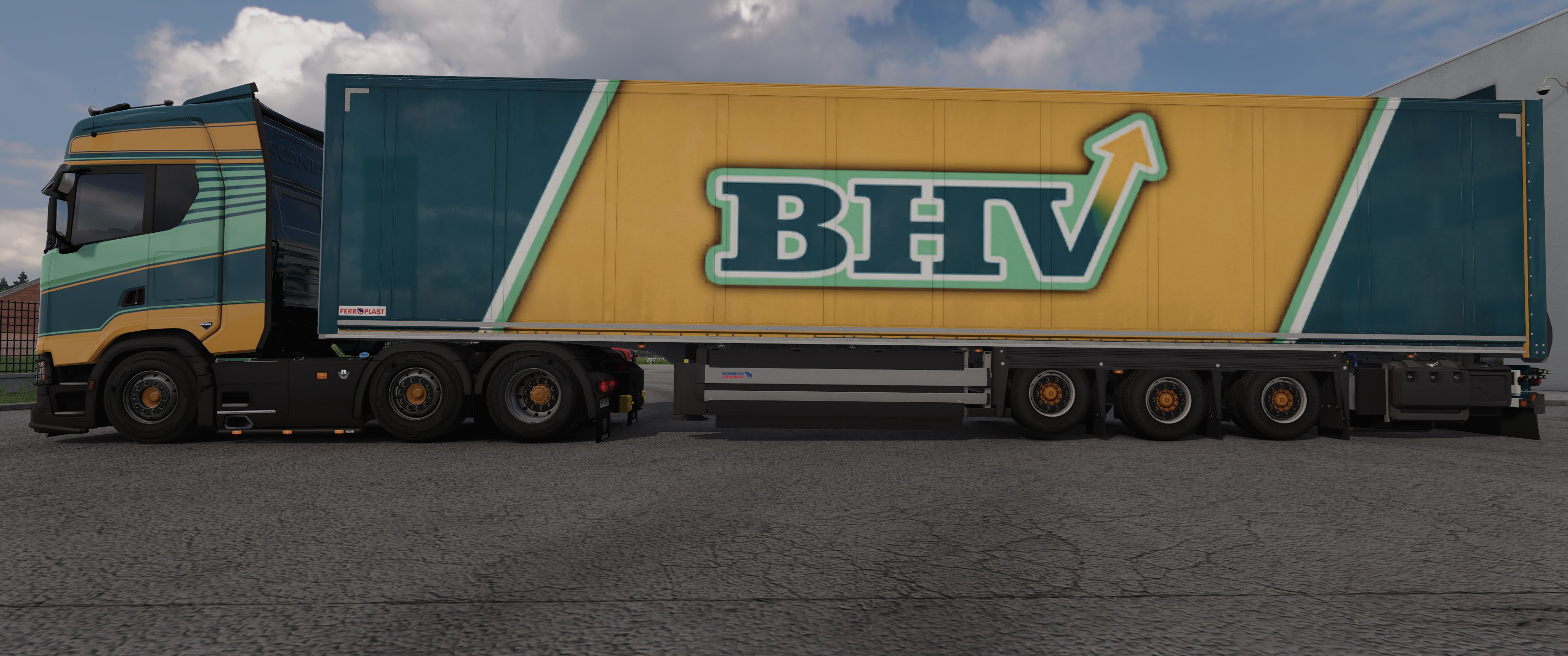 Scania S + Schmitz SBO BHV Spec