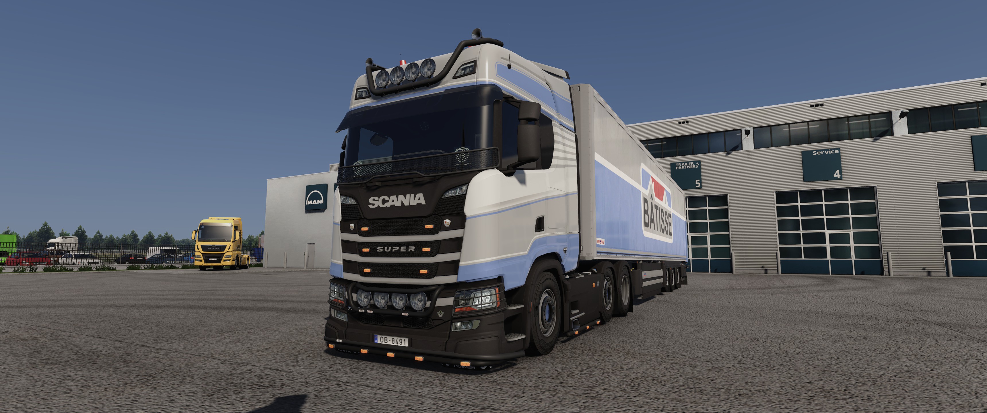 Scania S + Schmitz SBO Batisse Spec
