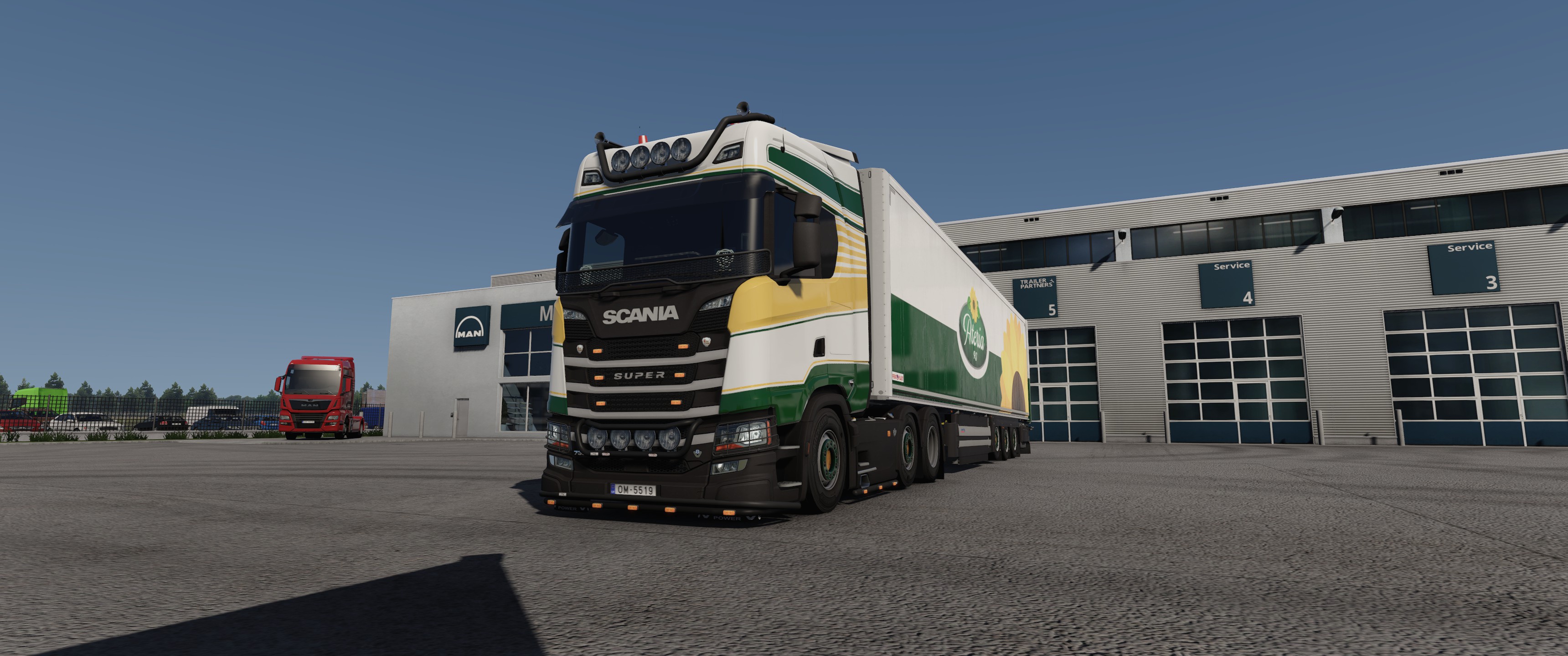 Scania S + Schmitz SBO Ateria Sunflowers Spec