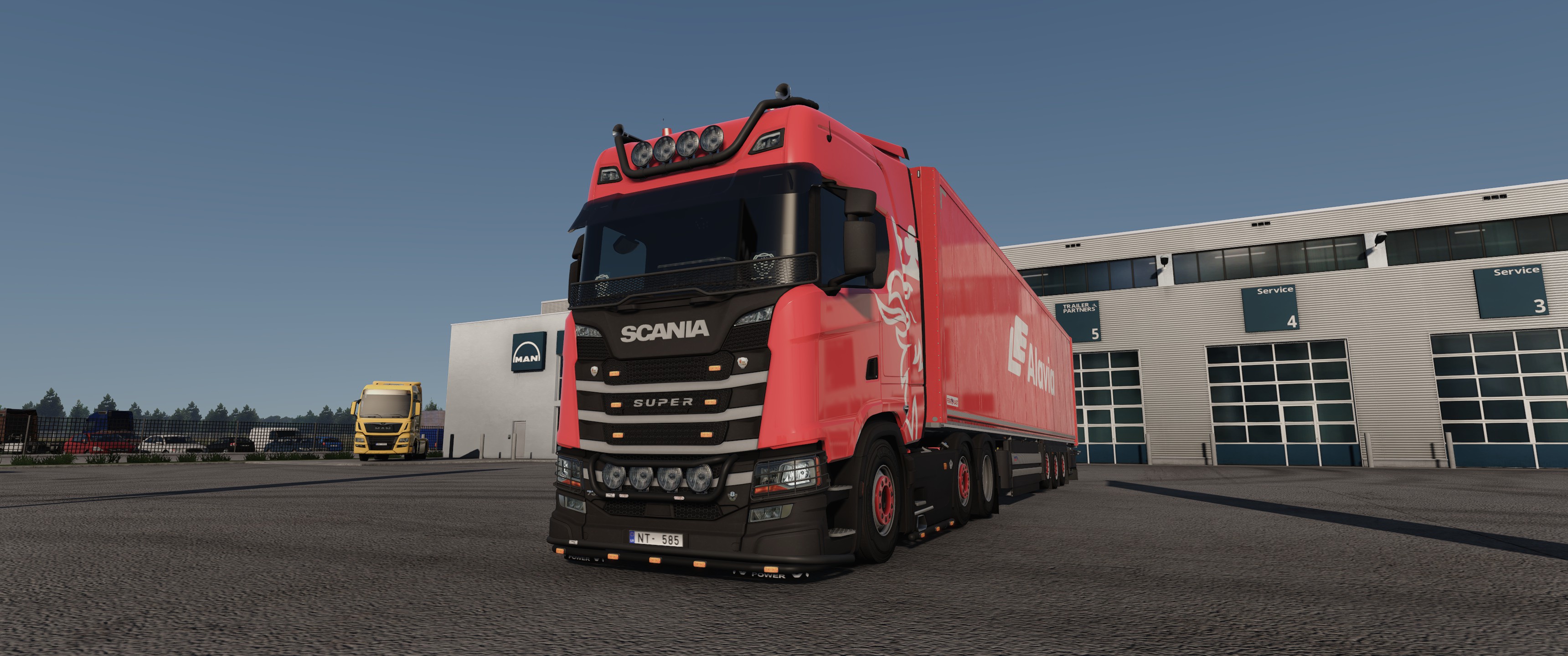 Scania S + Schmitz SBO Alavia Spec