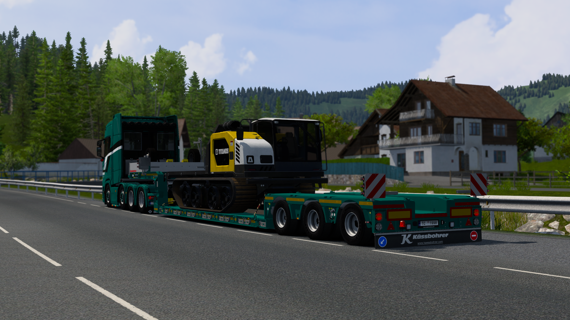 Trailer for Scania 8x4