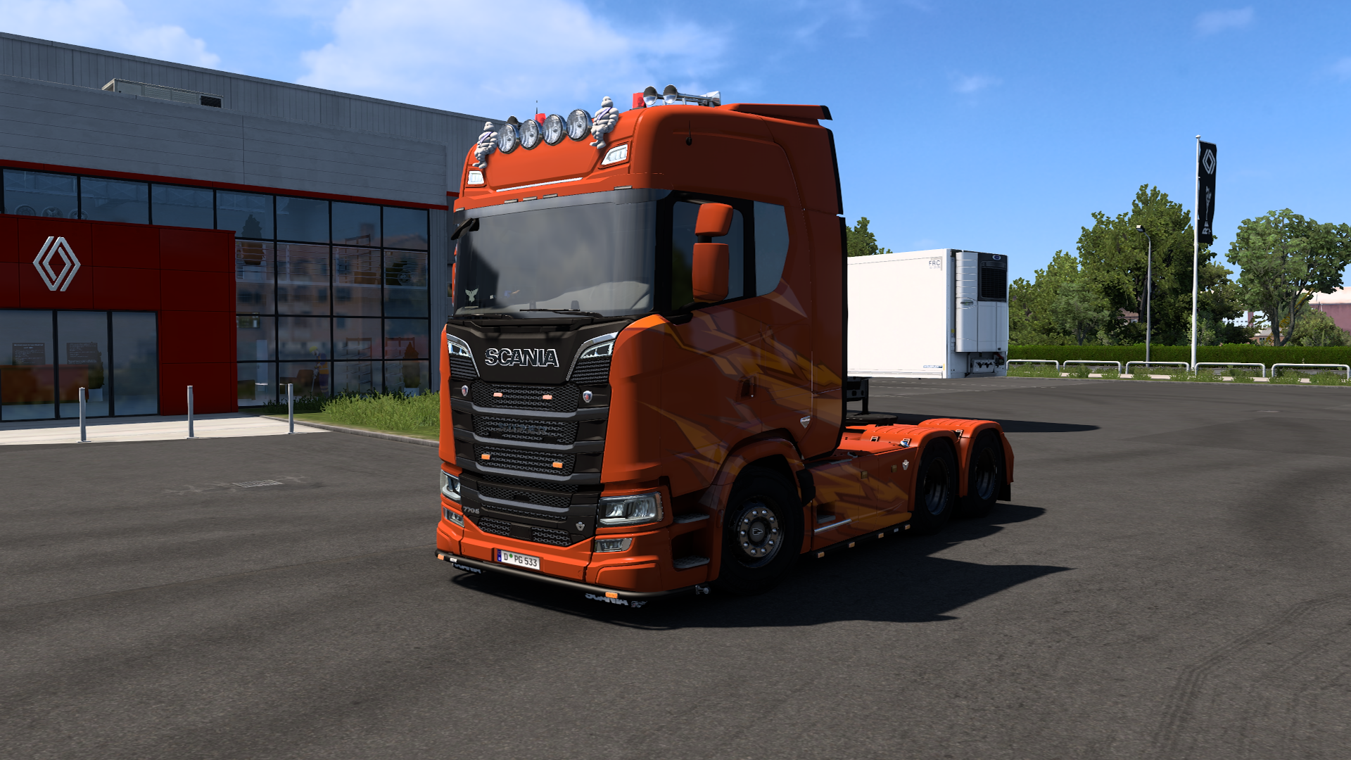 Scania S fire edition