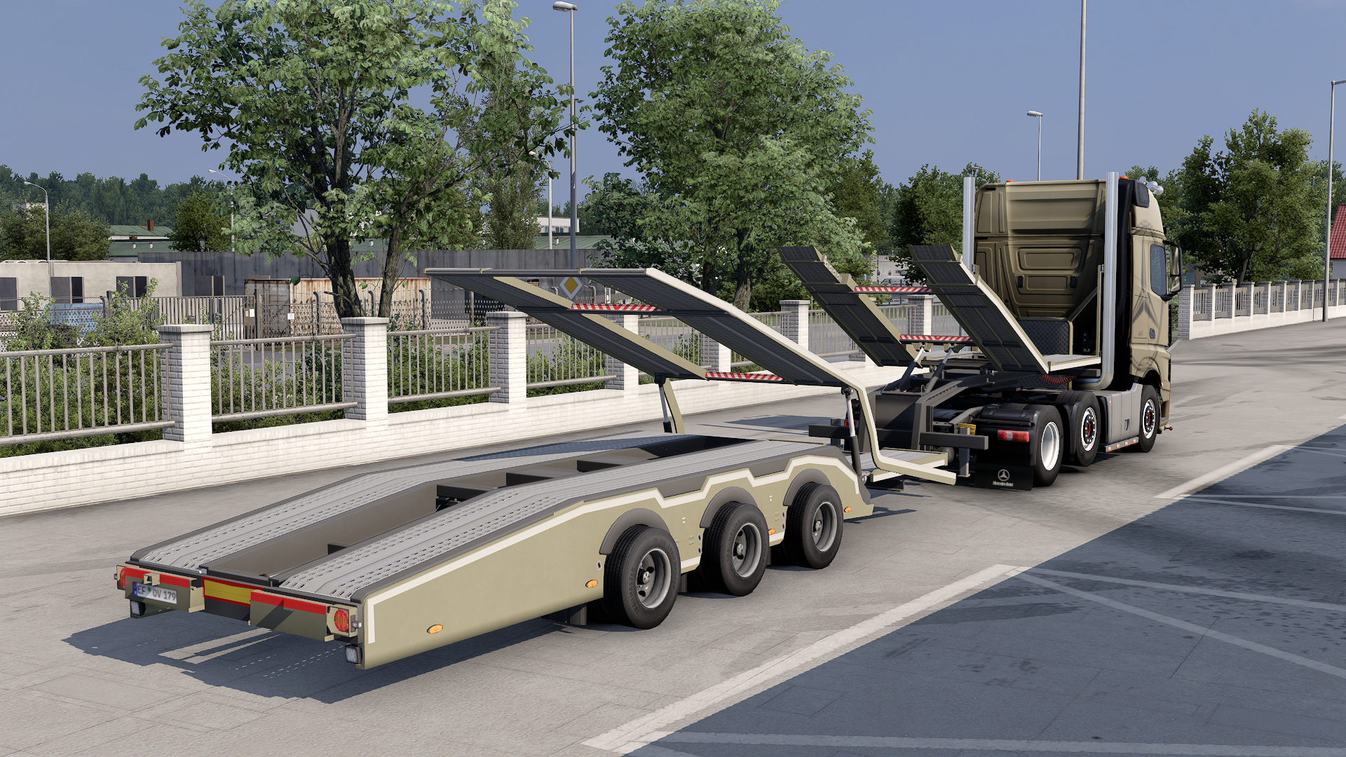 SCS Paintable car transporter