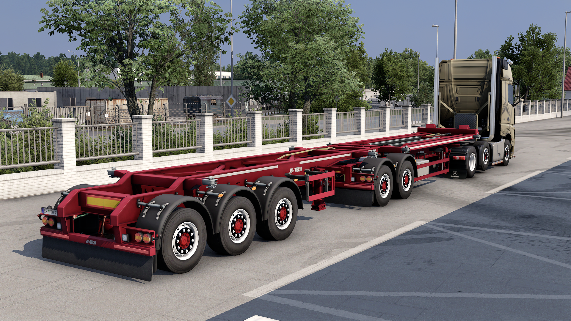 double container transport