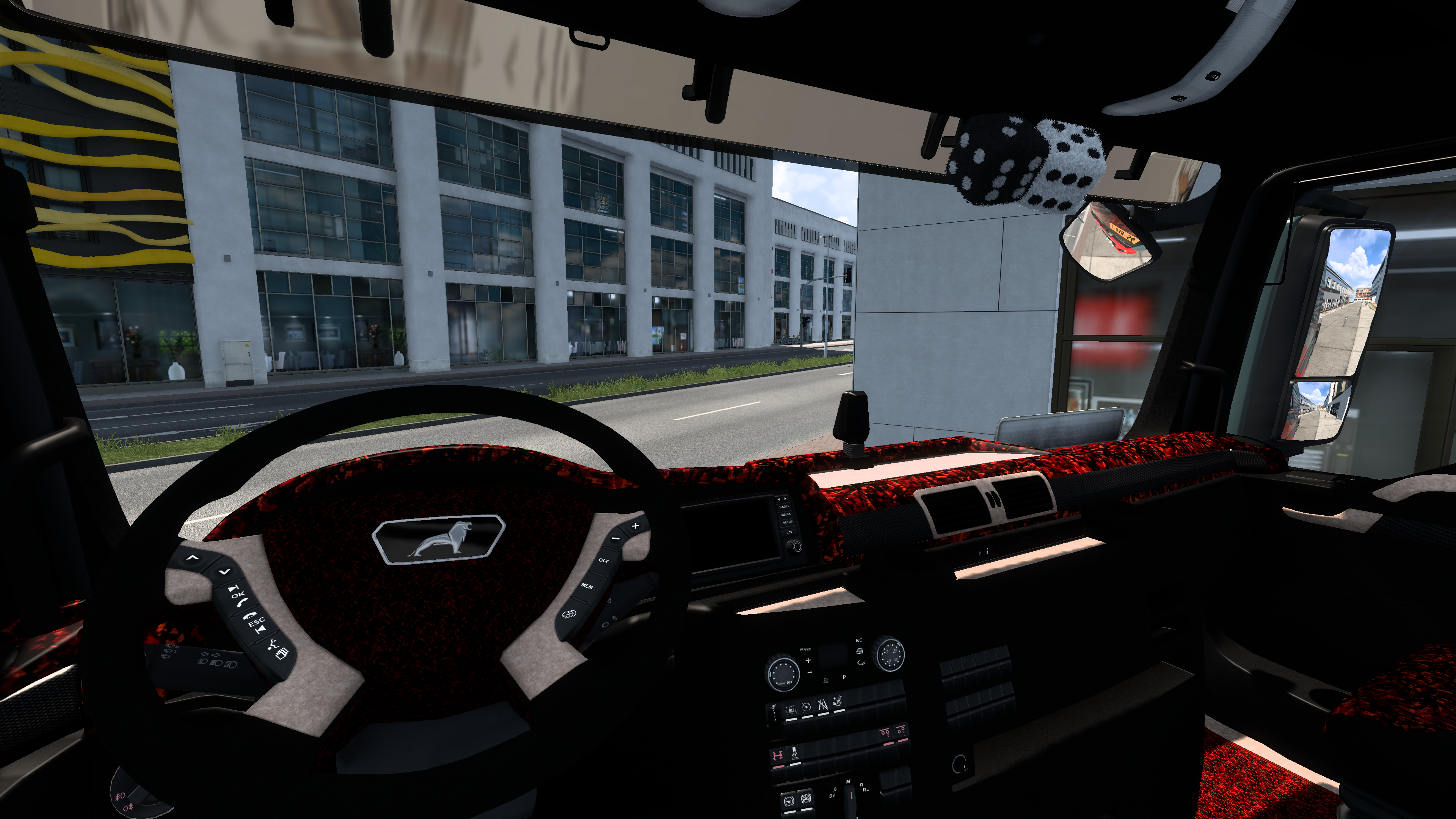 **Truck:** MAN TGX Euro 6 2019 Interior **XLX cabin**