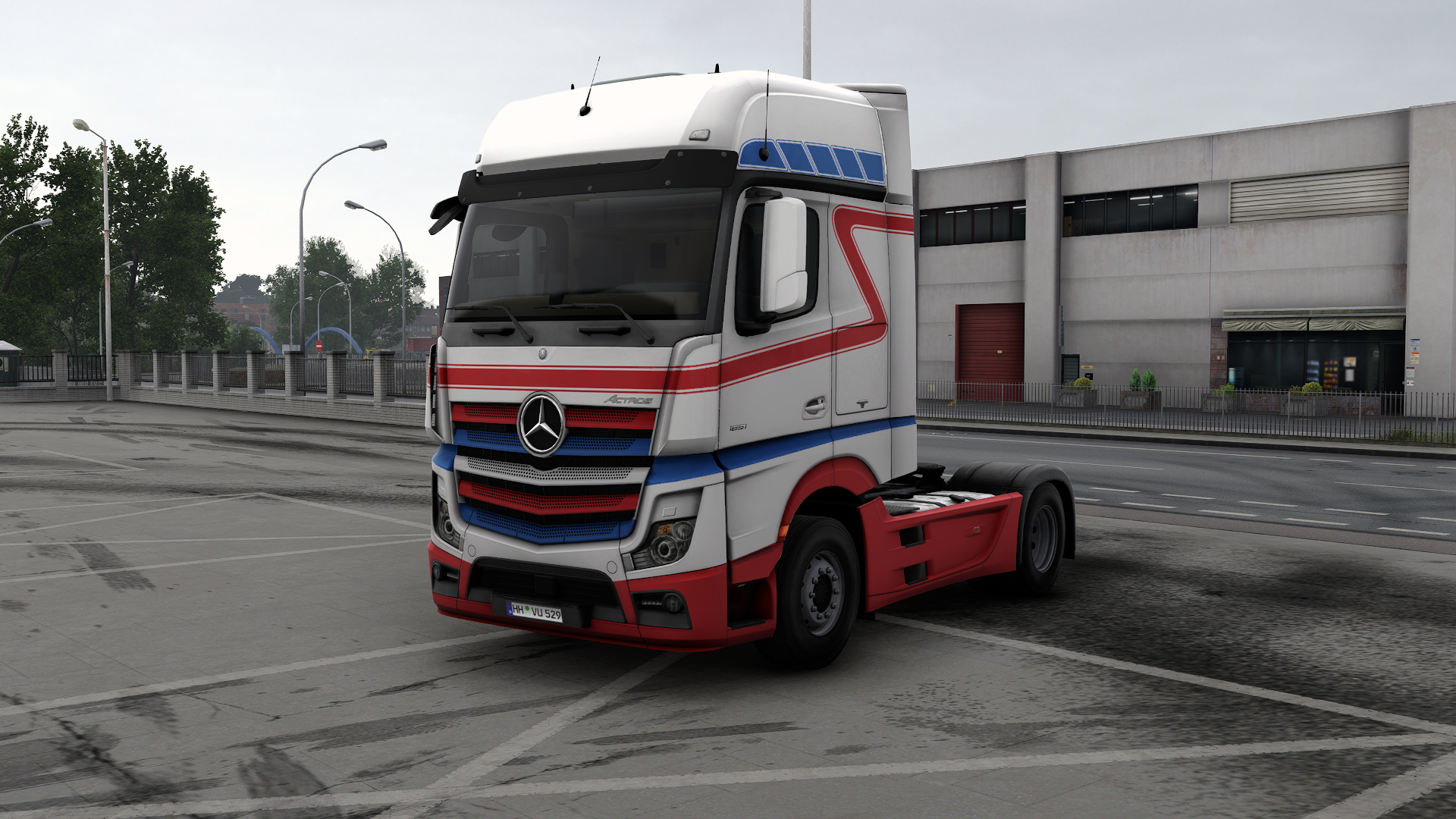 Mercedes Actros MP4 Holland Style DLC paintjob