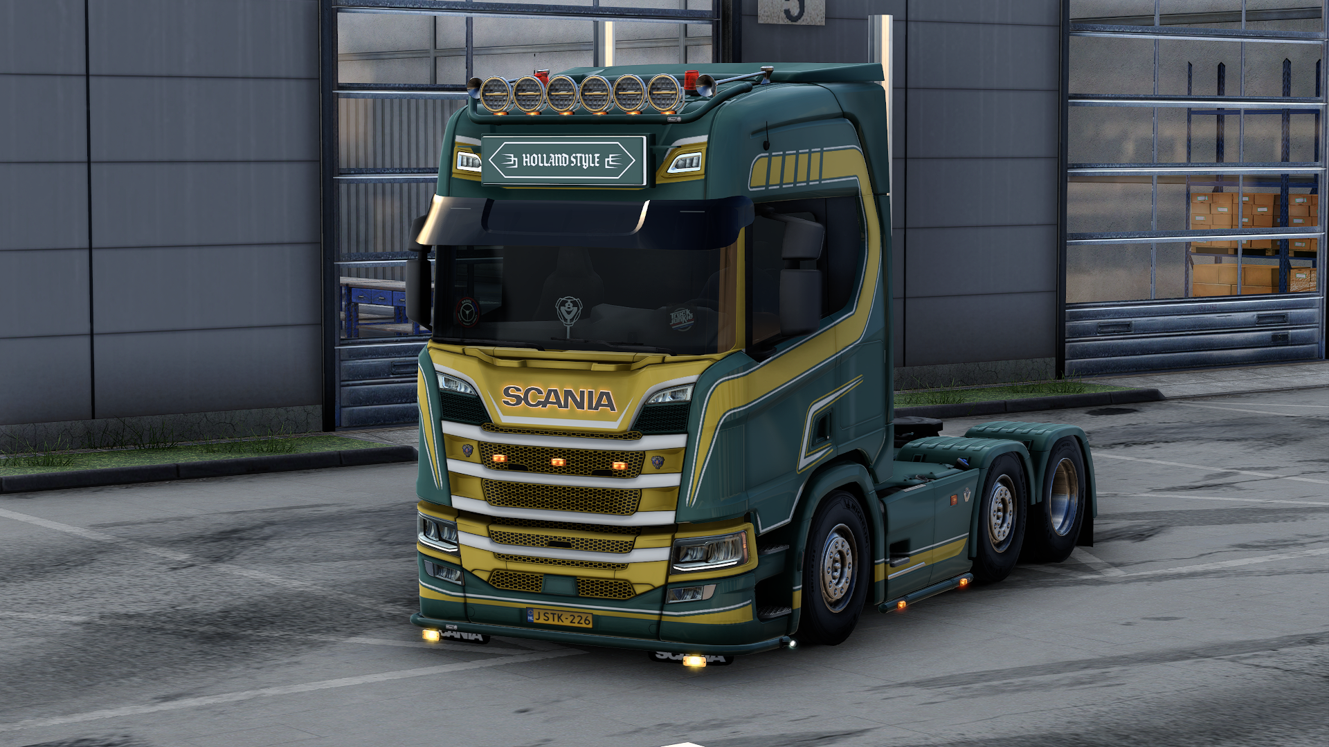 Scania R770 6x2 Midlift Short Cabin Leo Robertz Style
