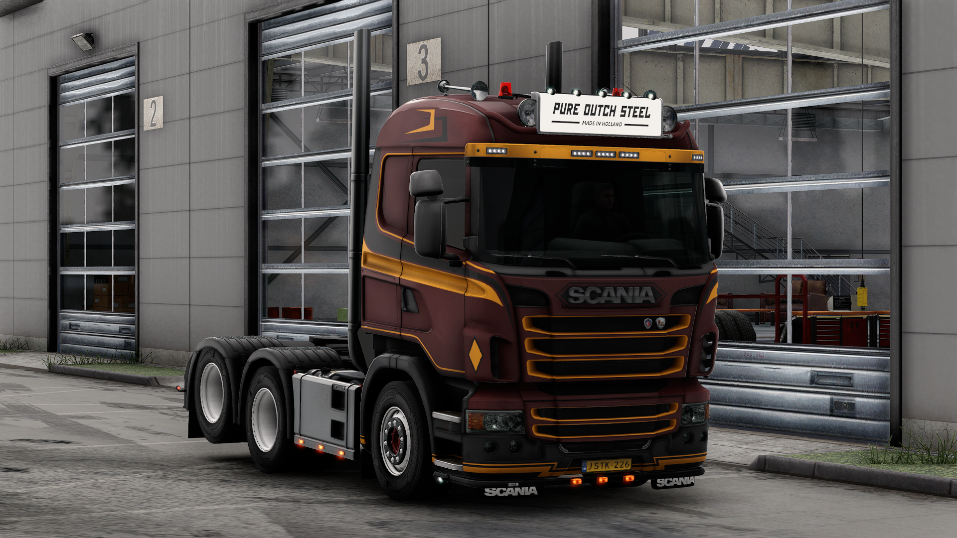 Scania R2009 6x2 Taglift
