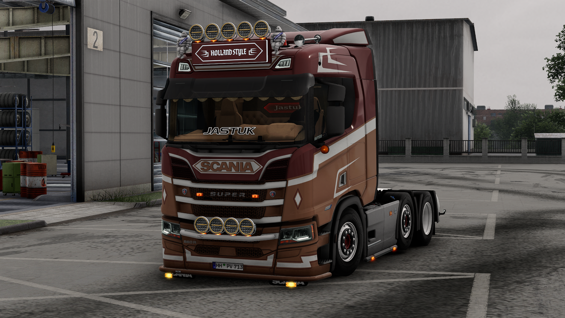 Scania R paintjob (Ronny ceusters Style)