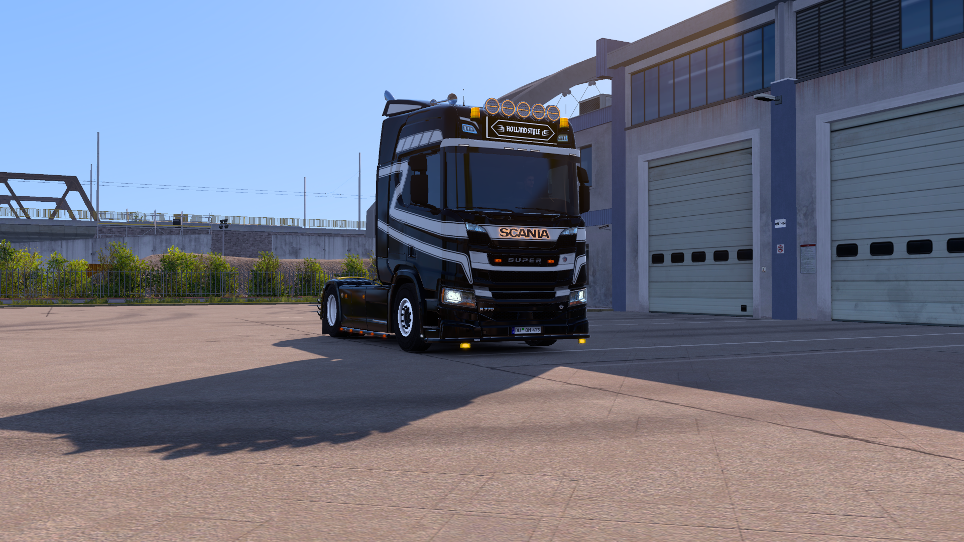 Scania R770 Black & White