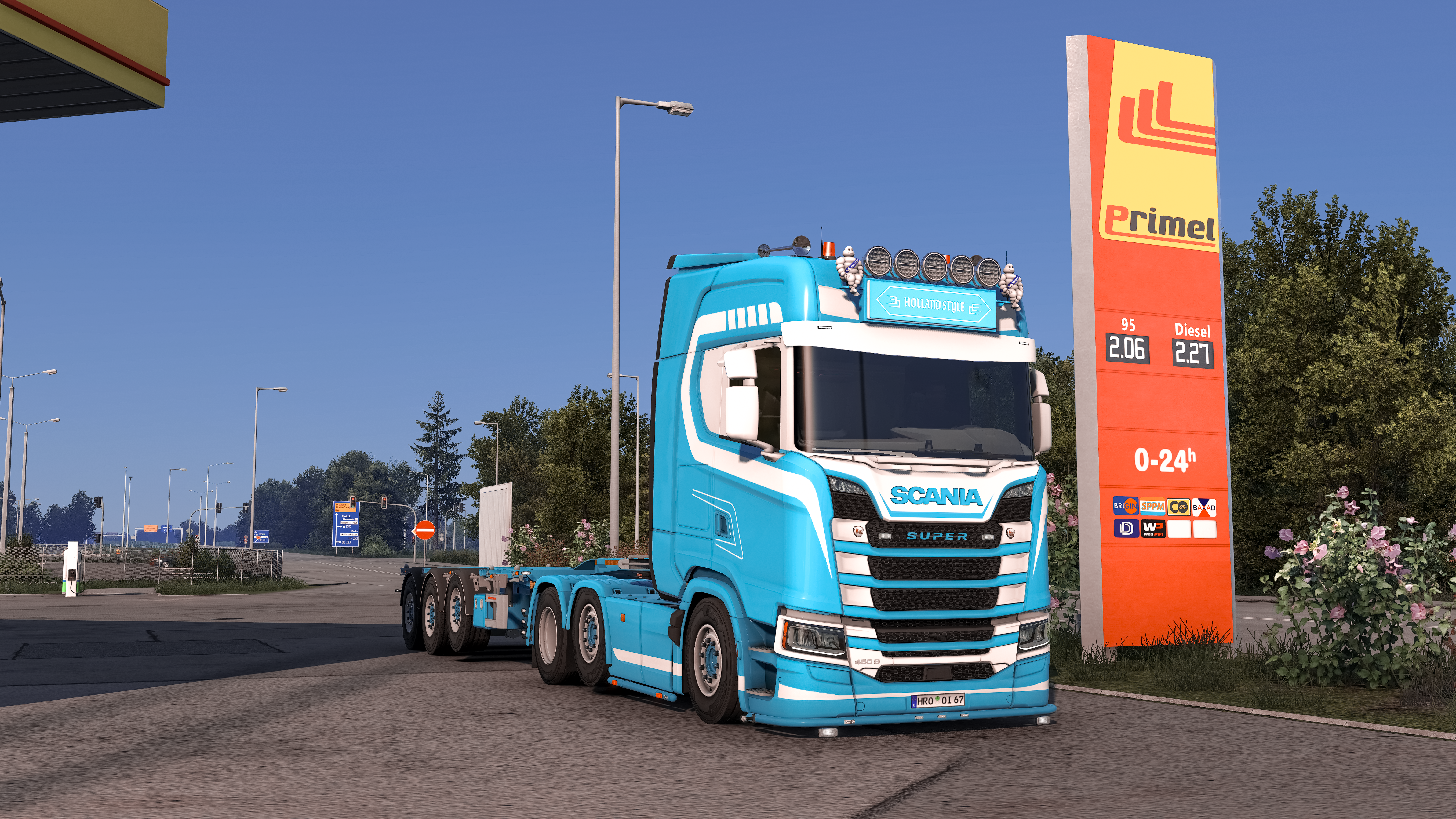 Scania S 450 Blue/White