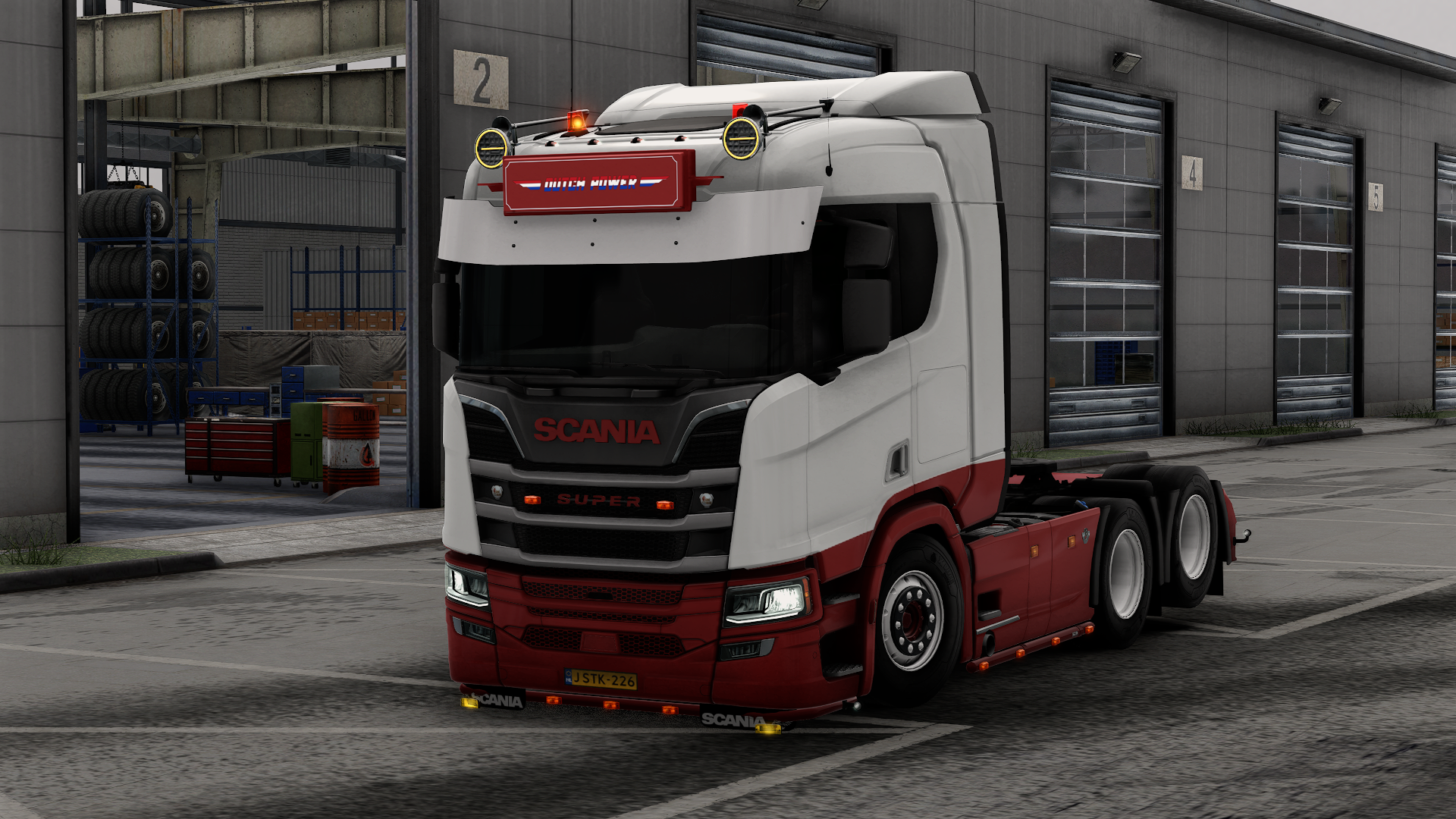 Scania R770 low roof 6x2 Taglift