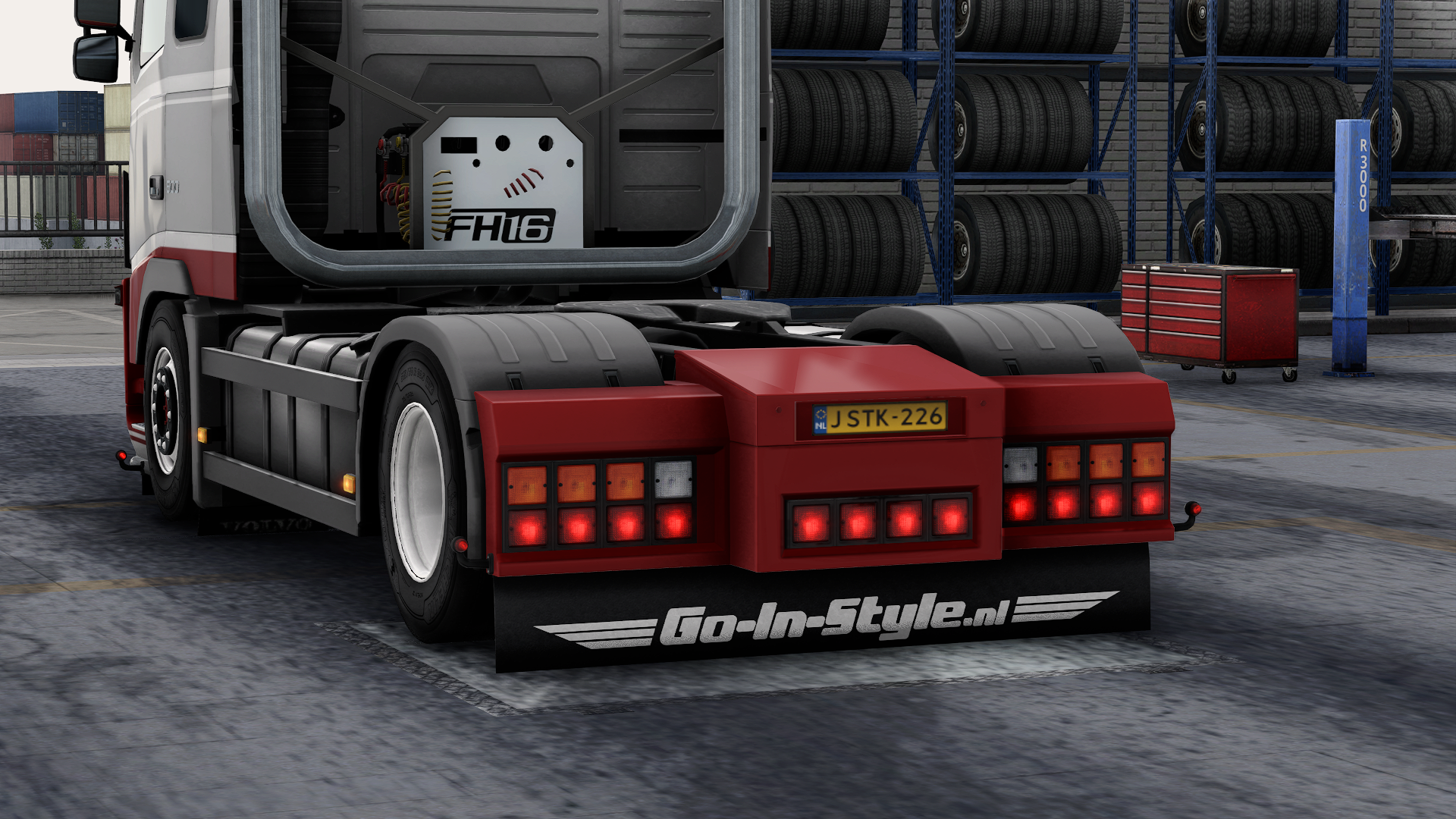 FH3 Rear Bumper+ Mudflap