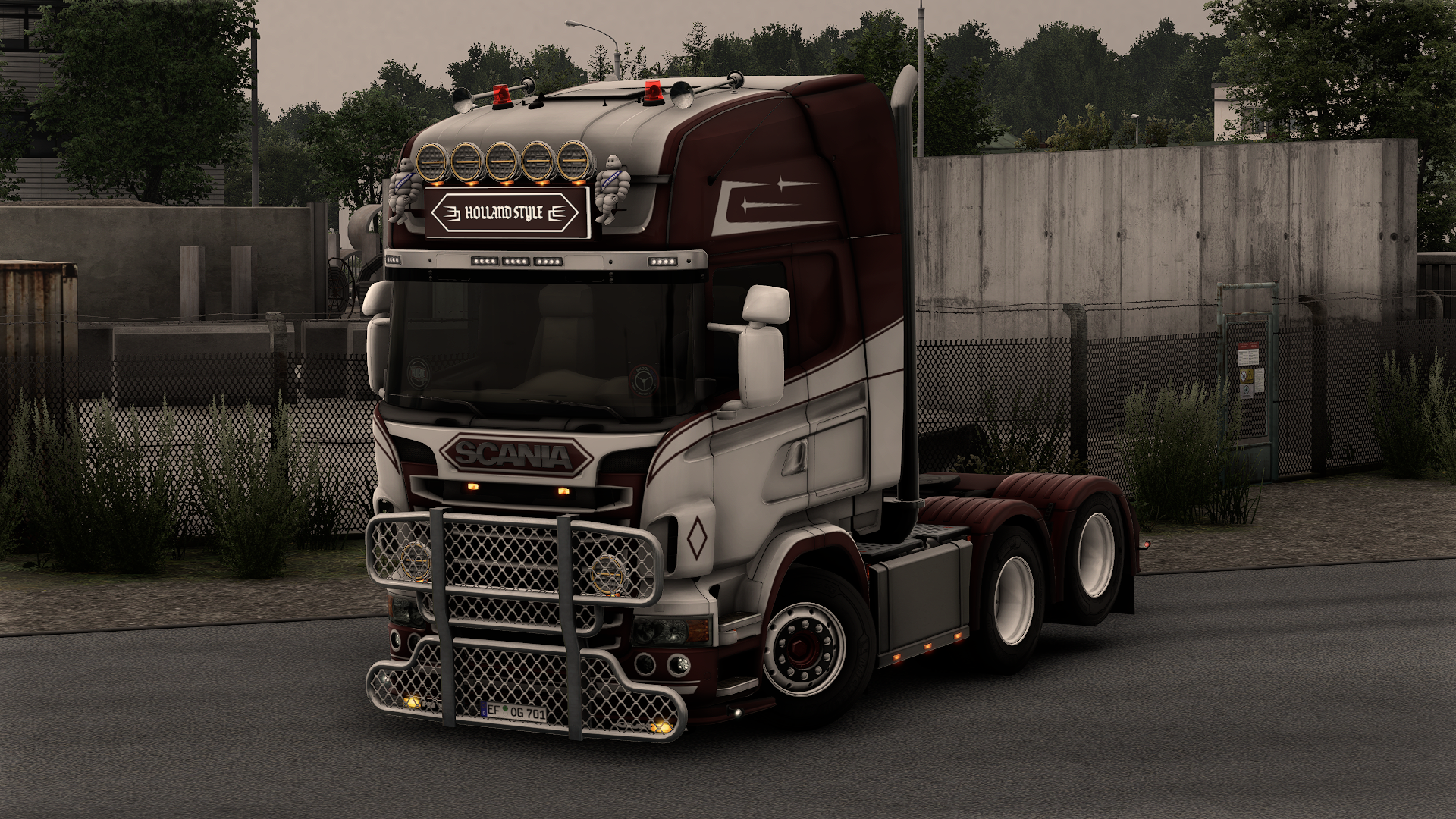 Scania R2009 6x2 Taglift