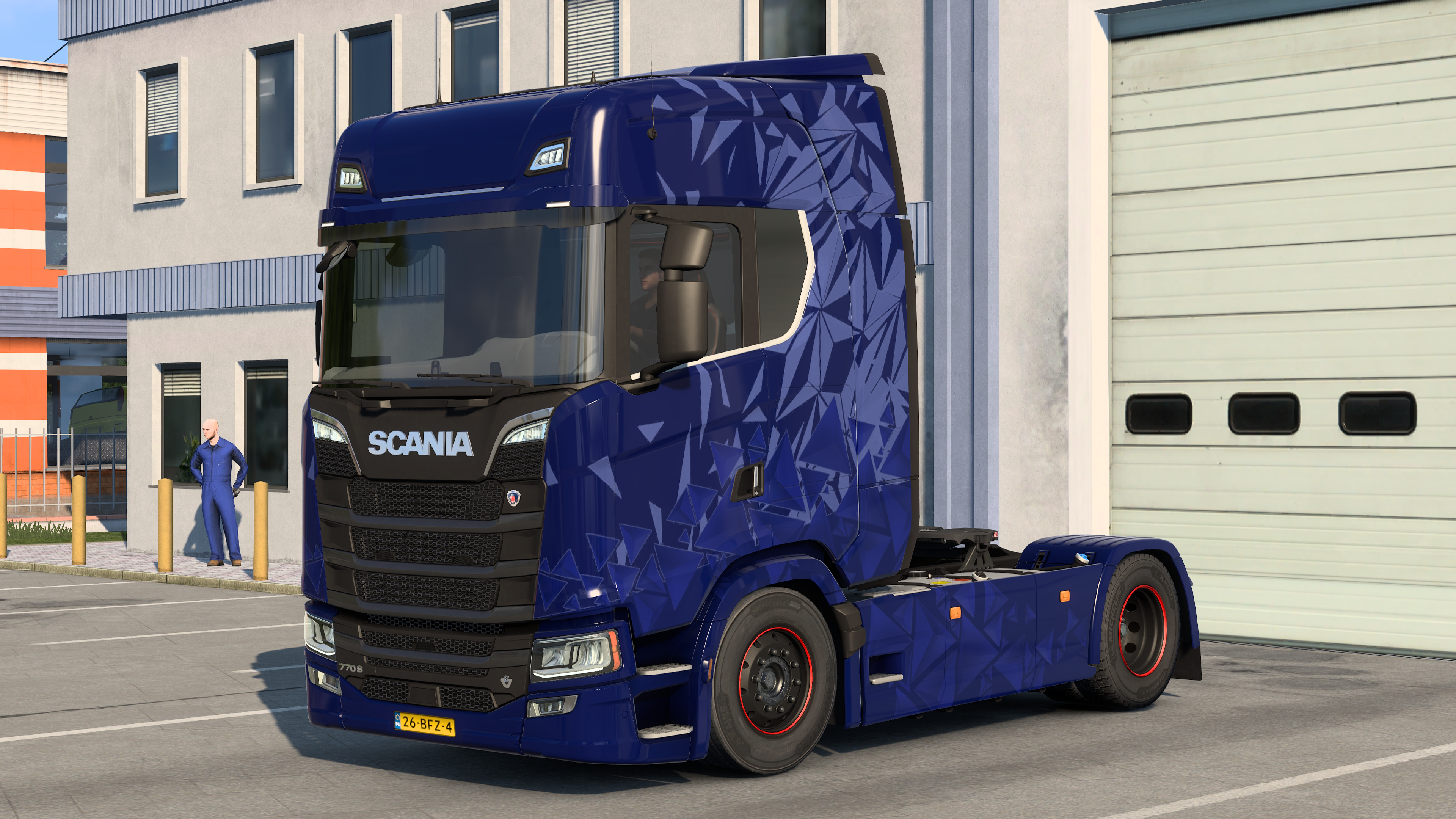Scania King`s blue