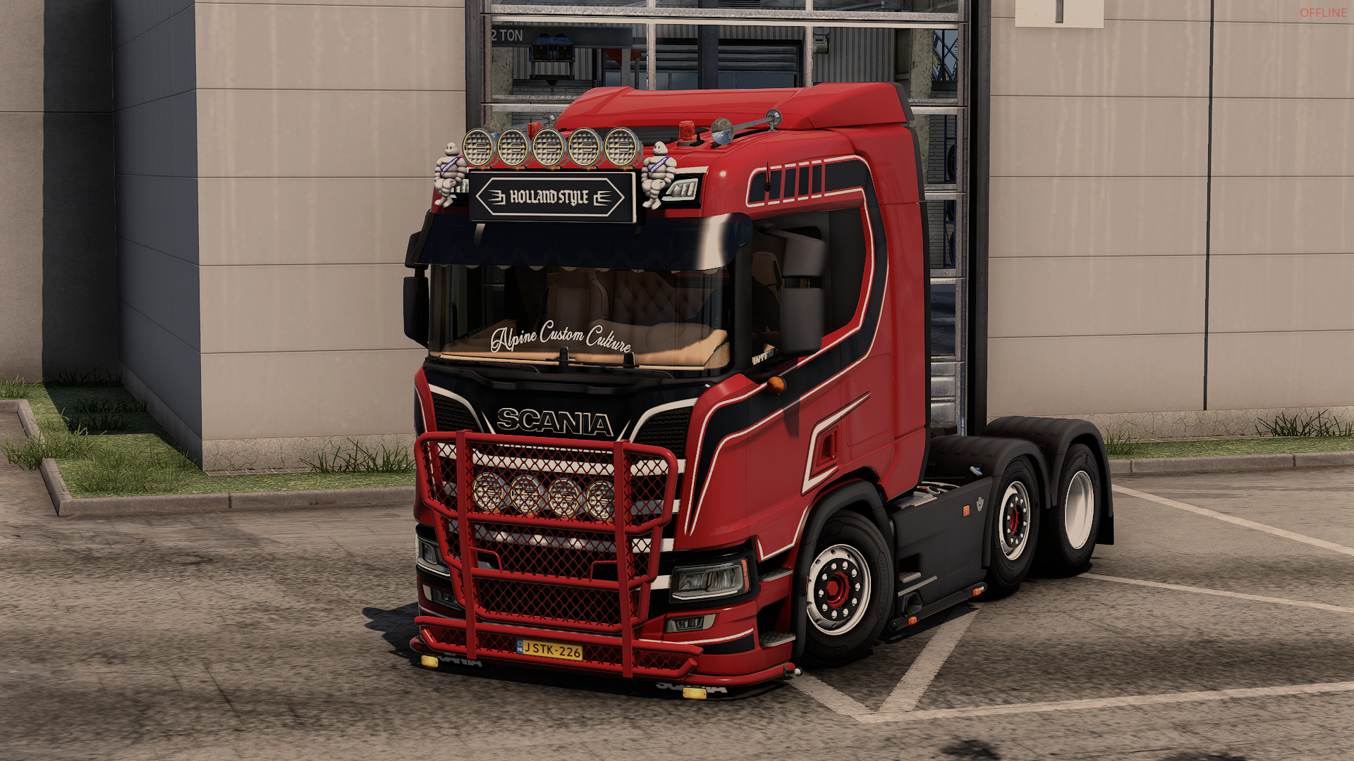 Scania R770 low roof 6x2 Midlift