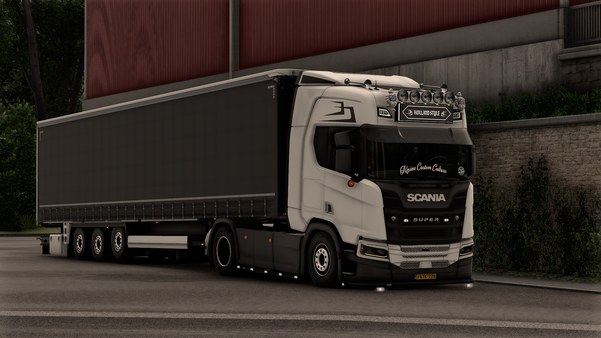 Scania R770 4x2 + Krone profiliner