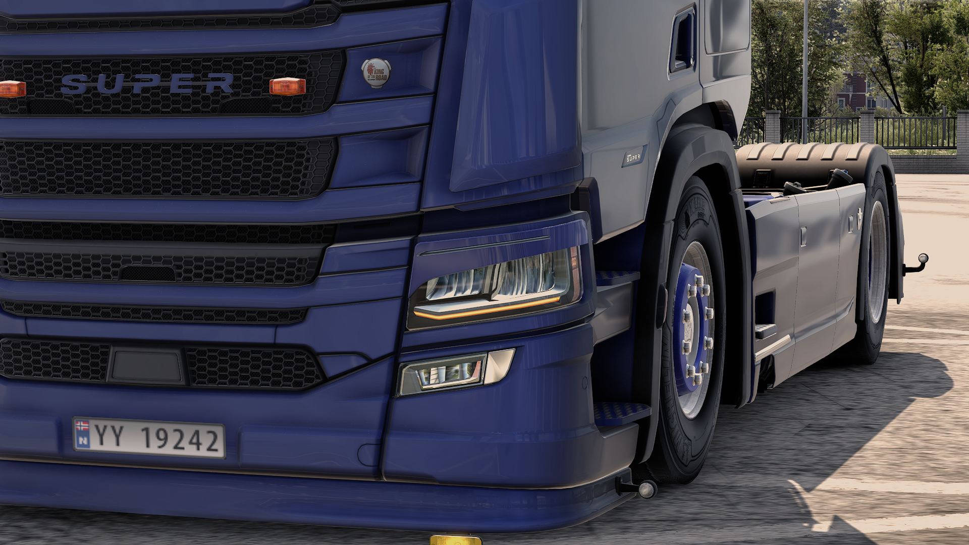 Headlights + eyebrows + orange DRL (only for TLMP)