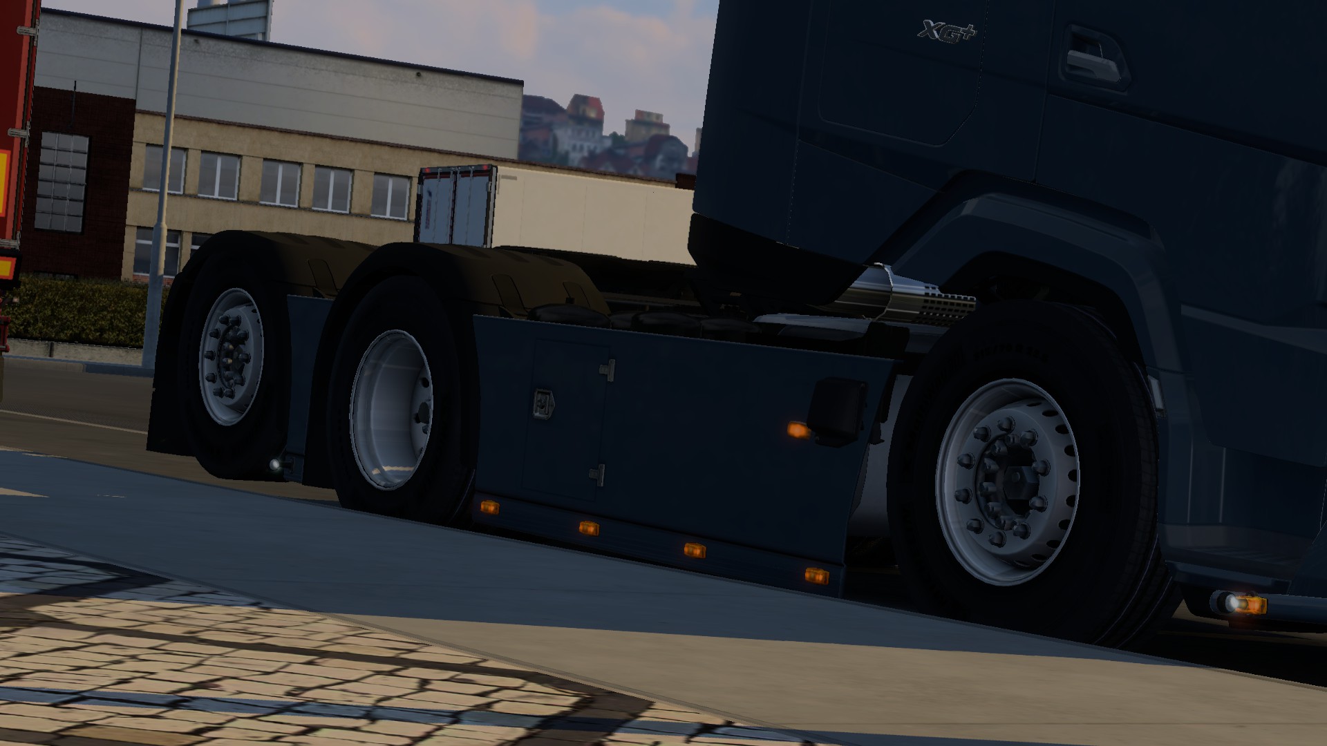 DAF XG+ 6x2 Taglift (or steerable) Sideskirt