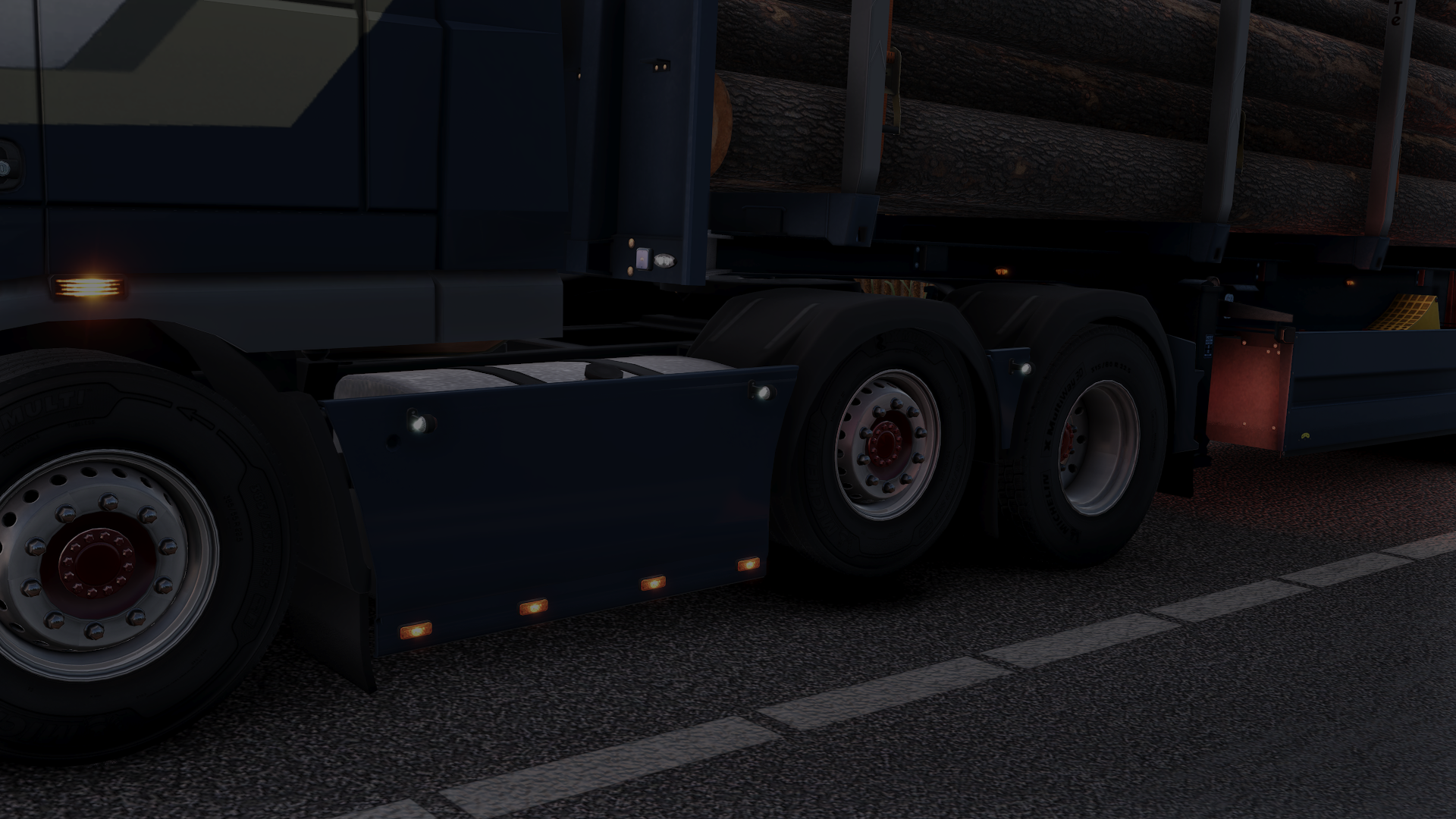 DAF XF105 sideskirt