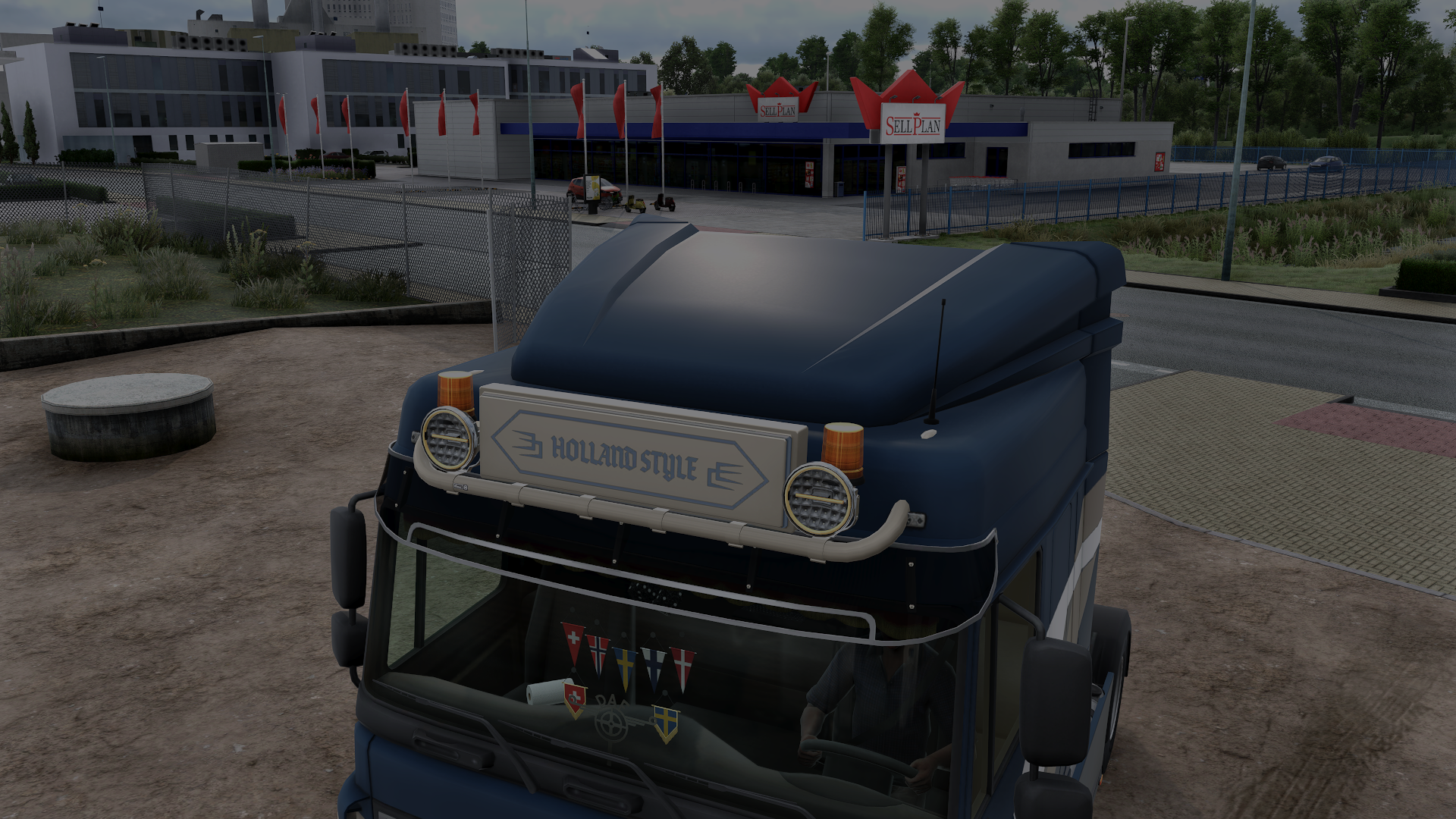 DAF XF105 r_grill