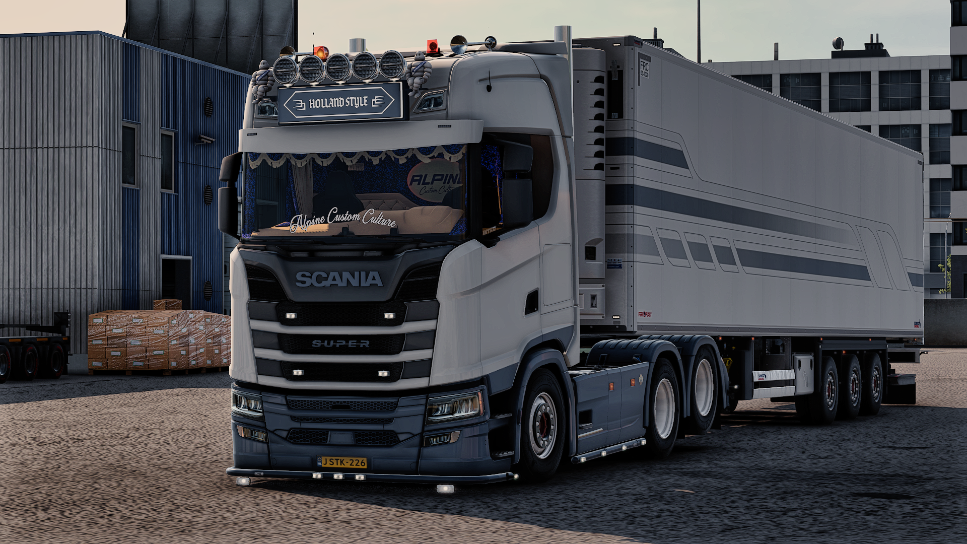 Scania S770 6x2 taglift + Trailer